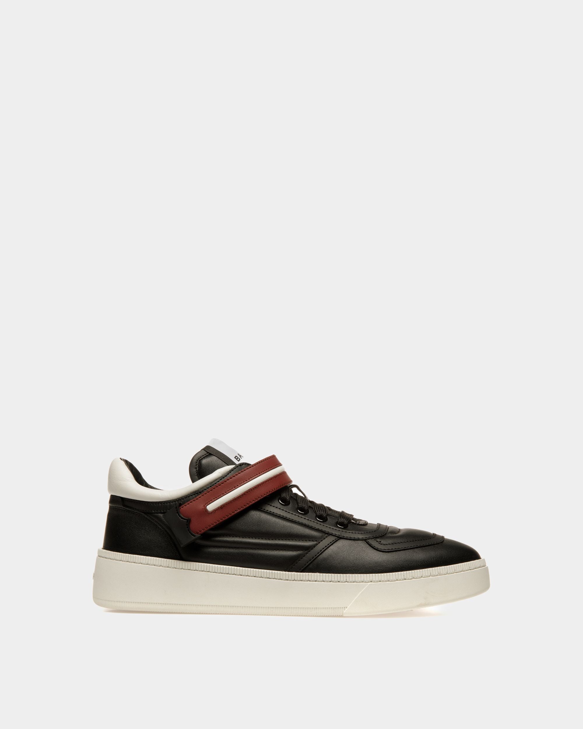 Raise Sneaker In Black Leather - Men's - Bally - 01
