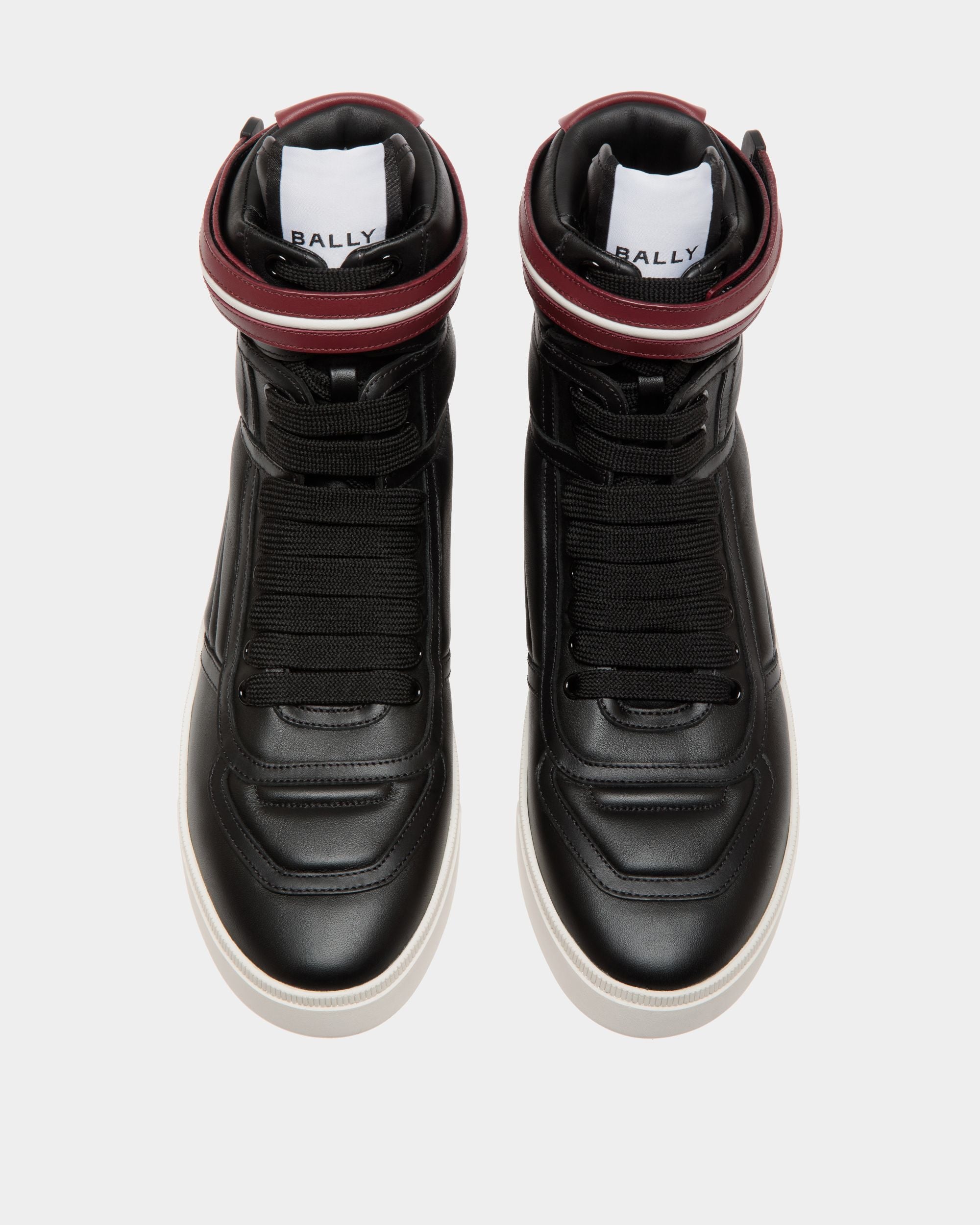 Raise Sneaker In Black Leather - Men's - Bally - 04
