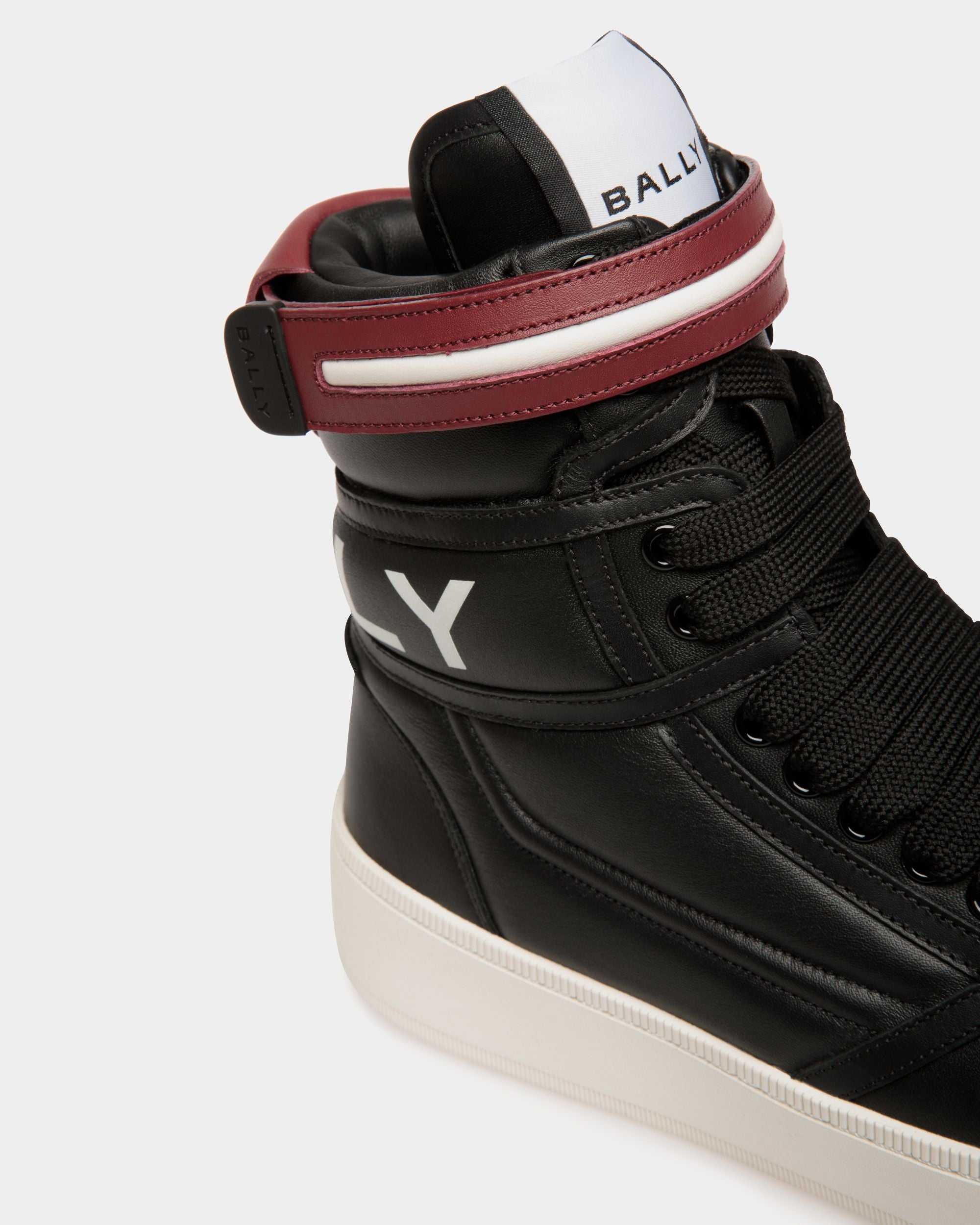Raise Sneaker In Black Leather - Men's - Bally - 05