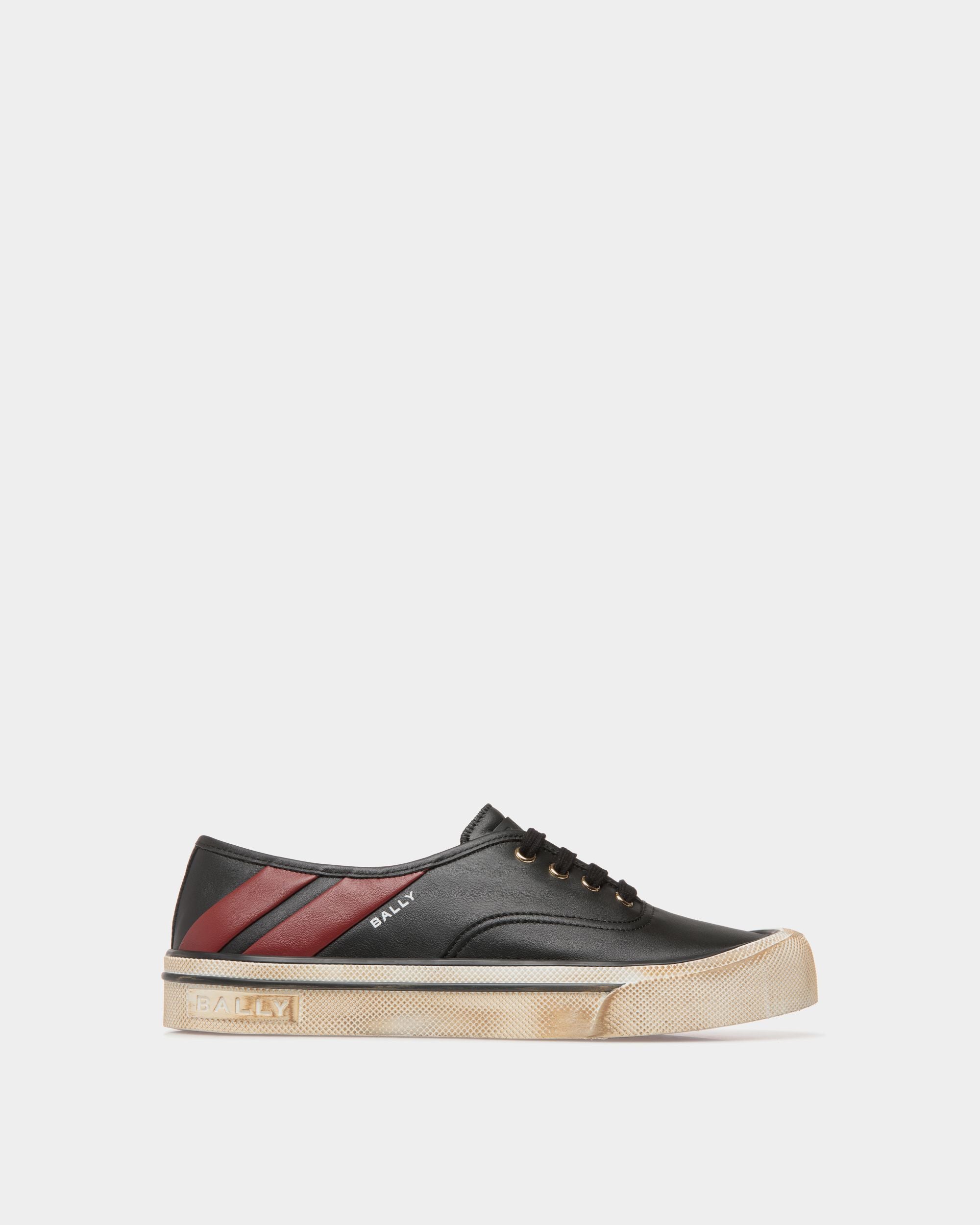 Santa Ana Sneaker In Black Leather - Men's - Bally - 01