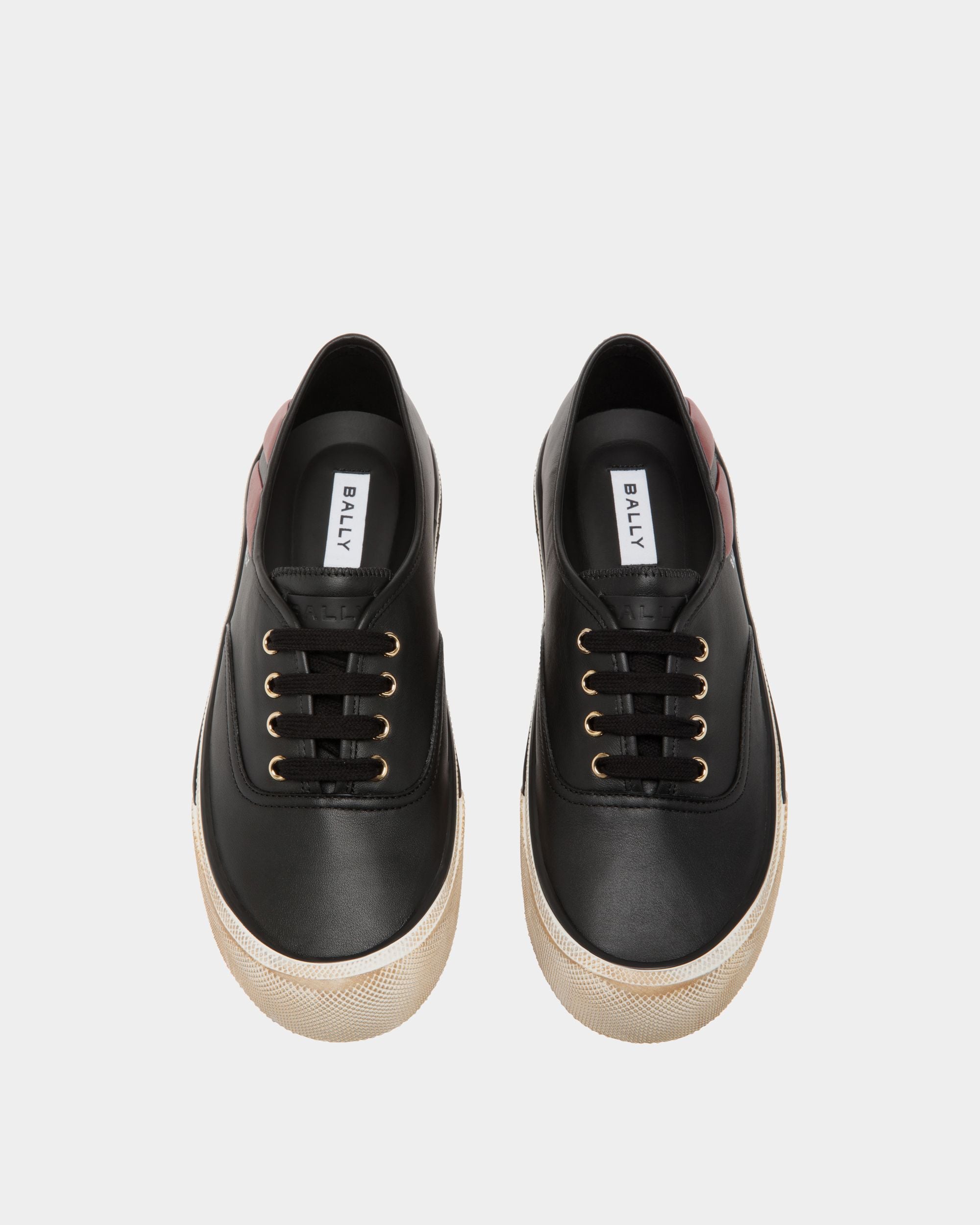 Santa Ana Sneaker In Black Leather - Men's - Bally - 04