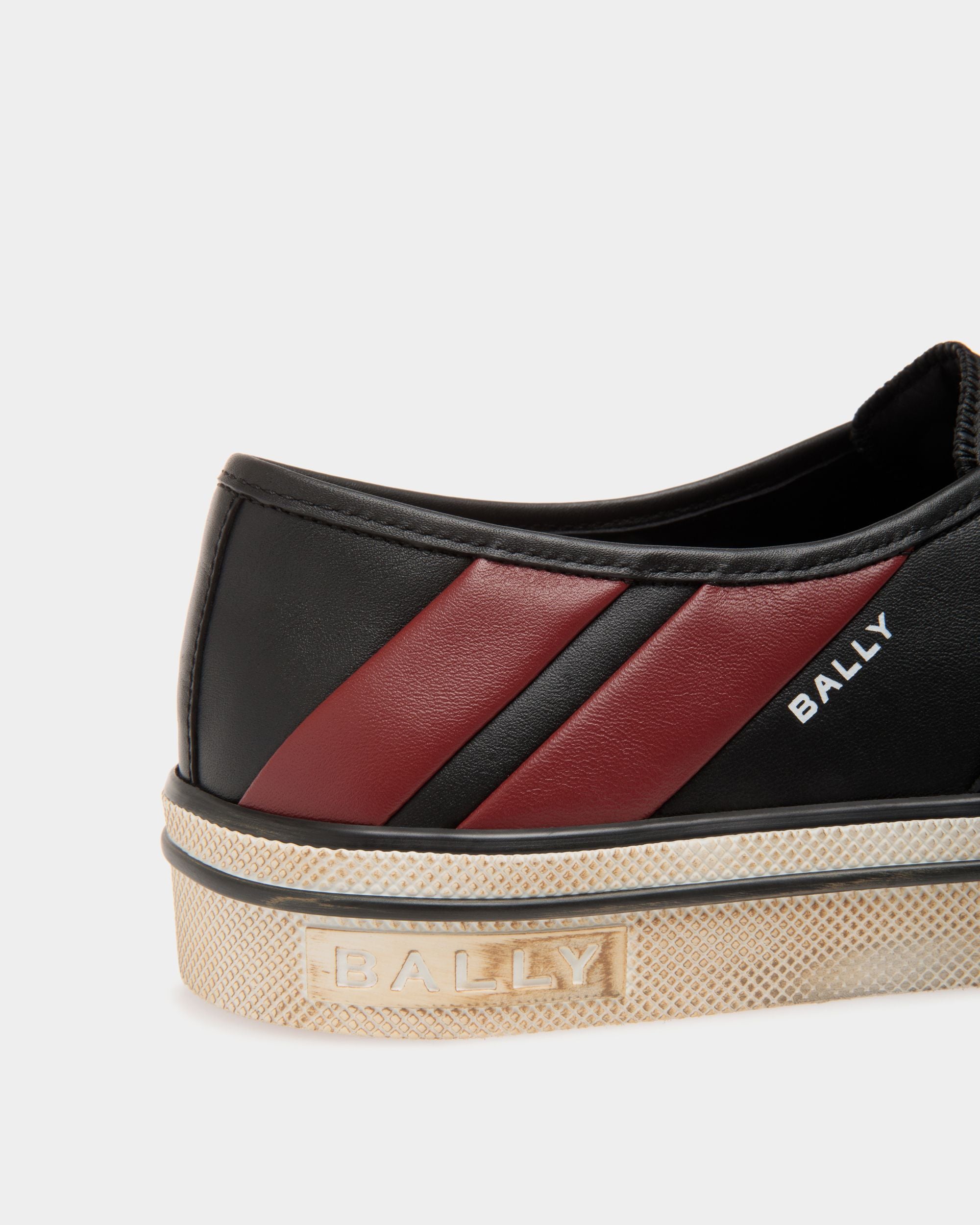 Santa Ana Sneaker In Black Leather - Men's - Bally - 05