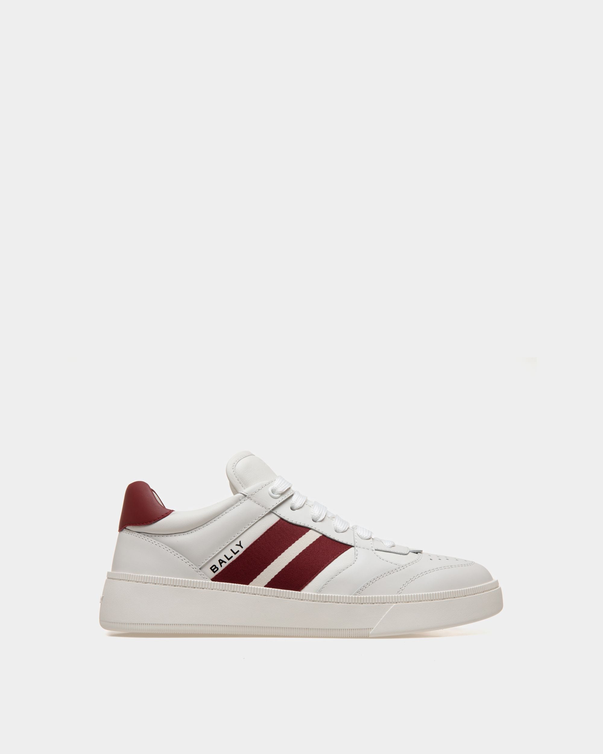 Raise Sneaker In White Leather - Men's - Bally - 01