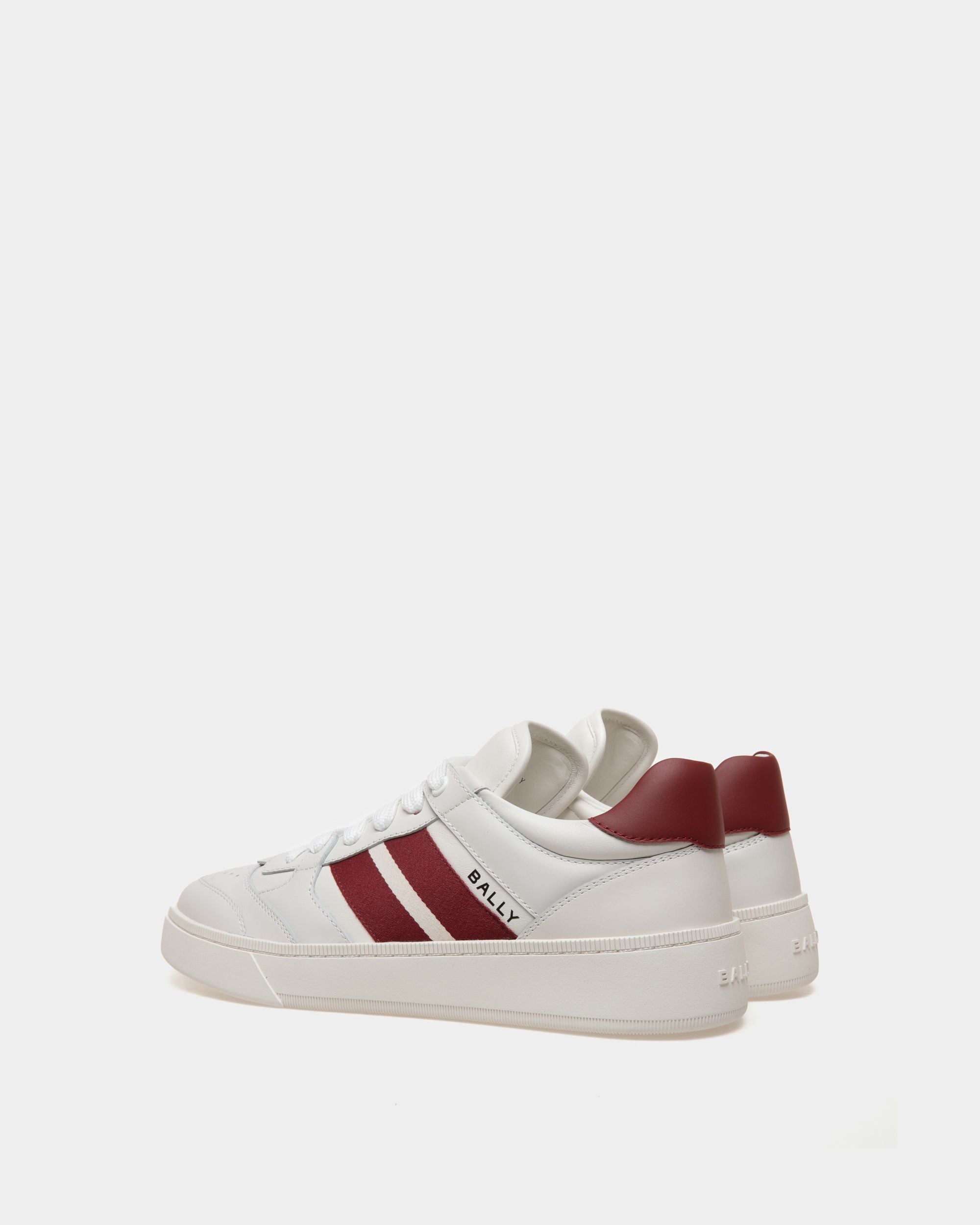 Raise Sneaker In White Leather - Men's - Bally - 04
