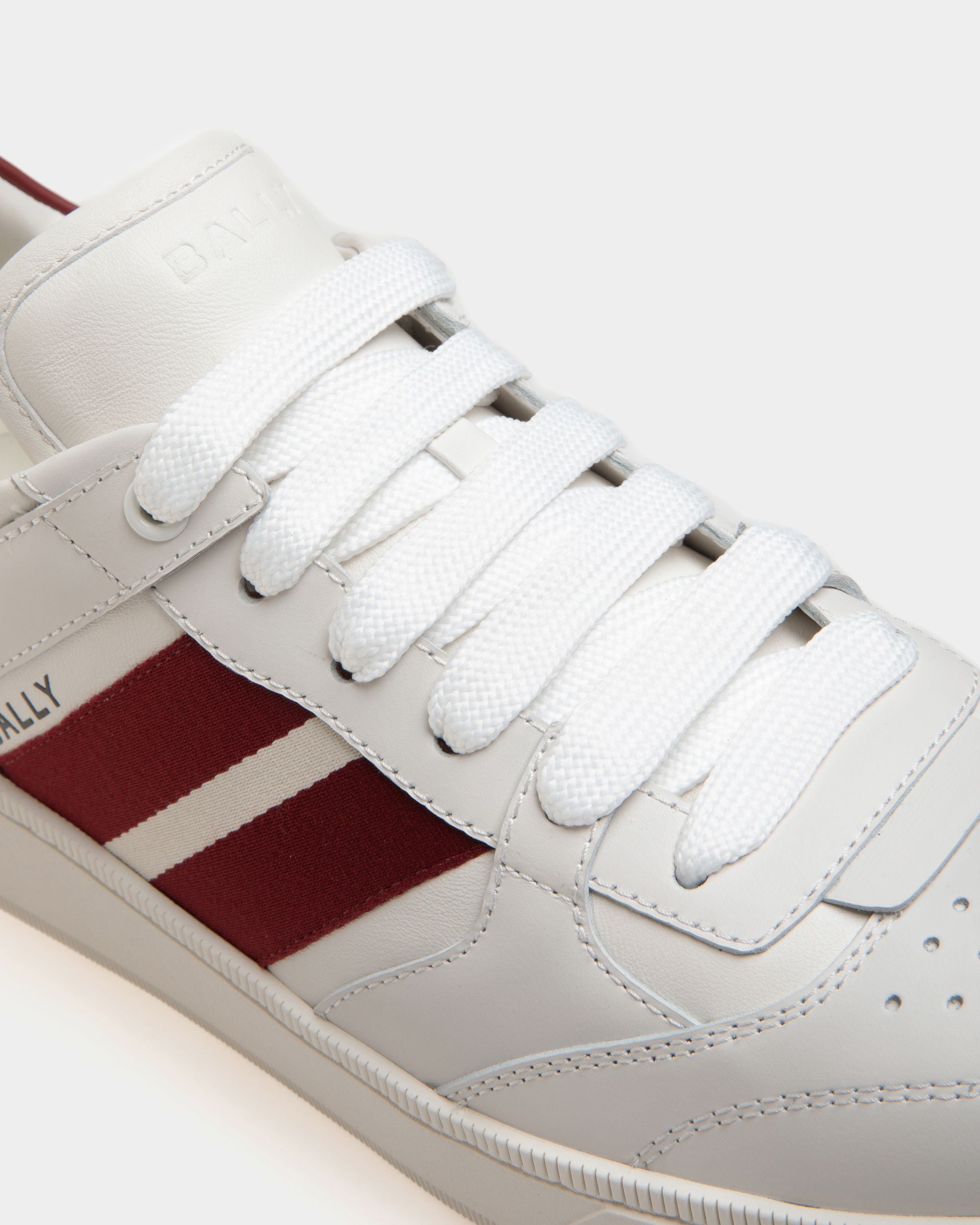 Raise Sneaker In White Leather - Men's - Bally - 06