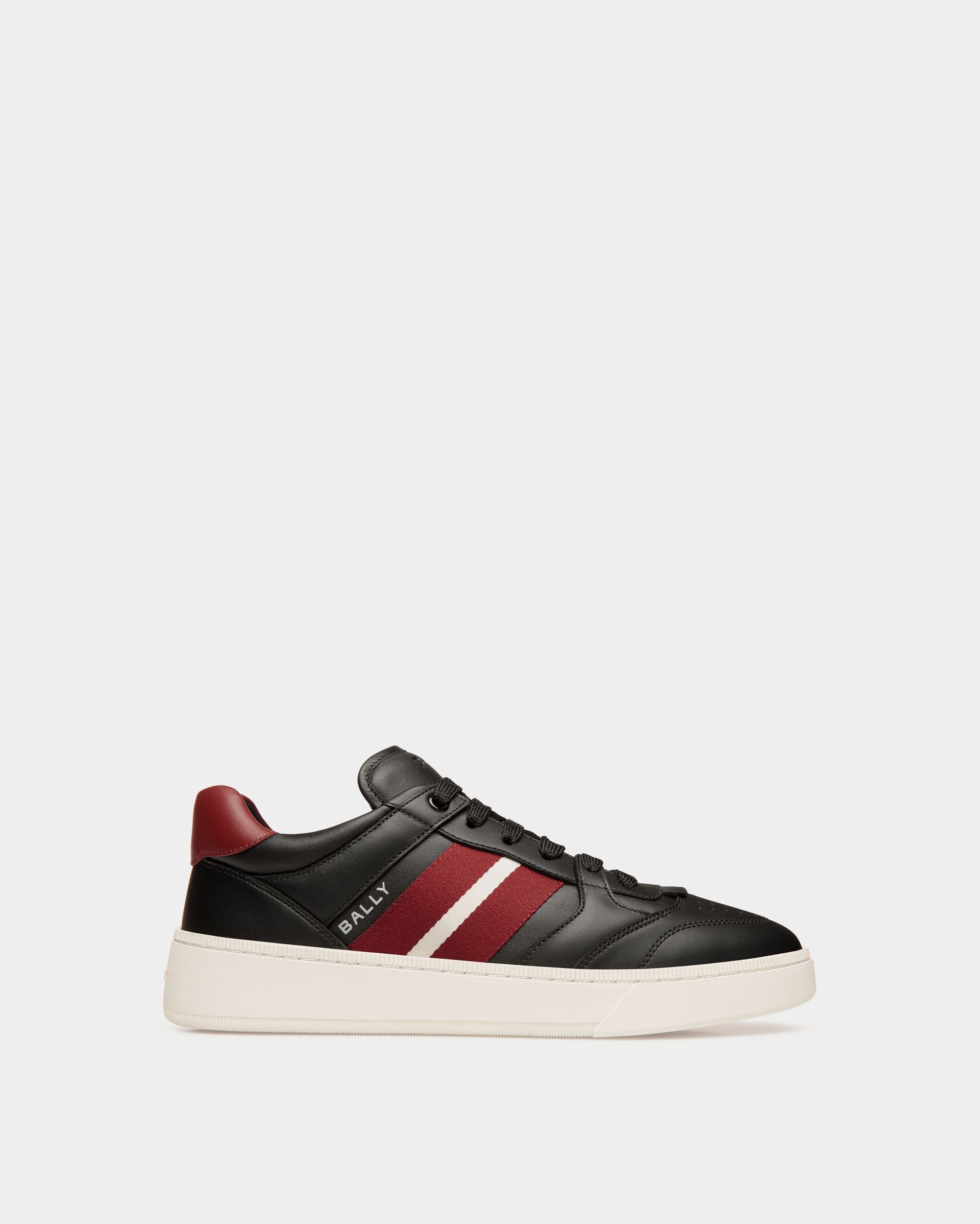 Raise Sneaker In Black Leather - Hombre - Bally - 01