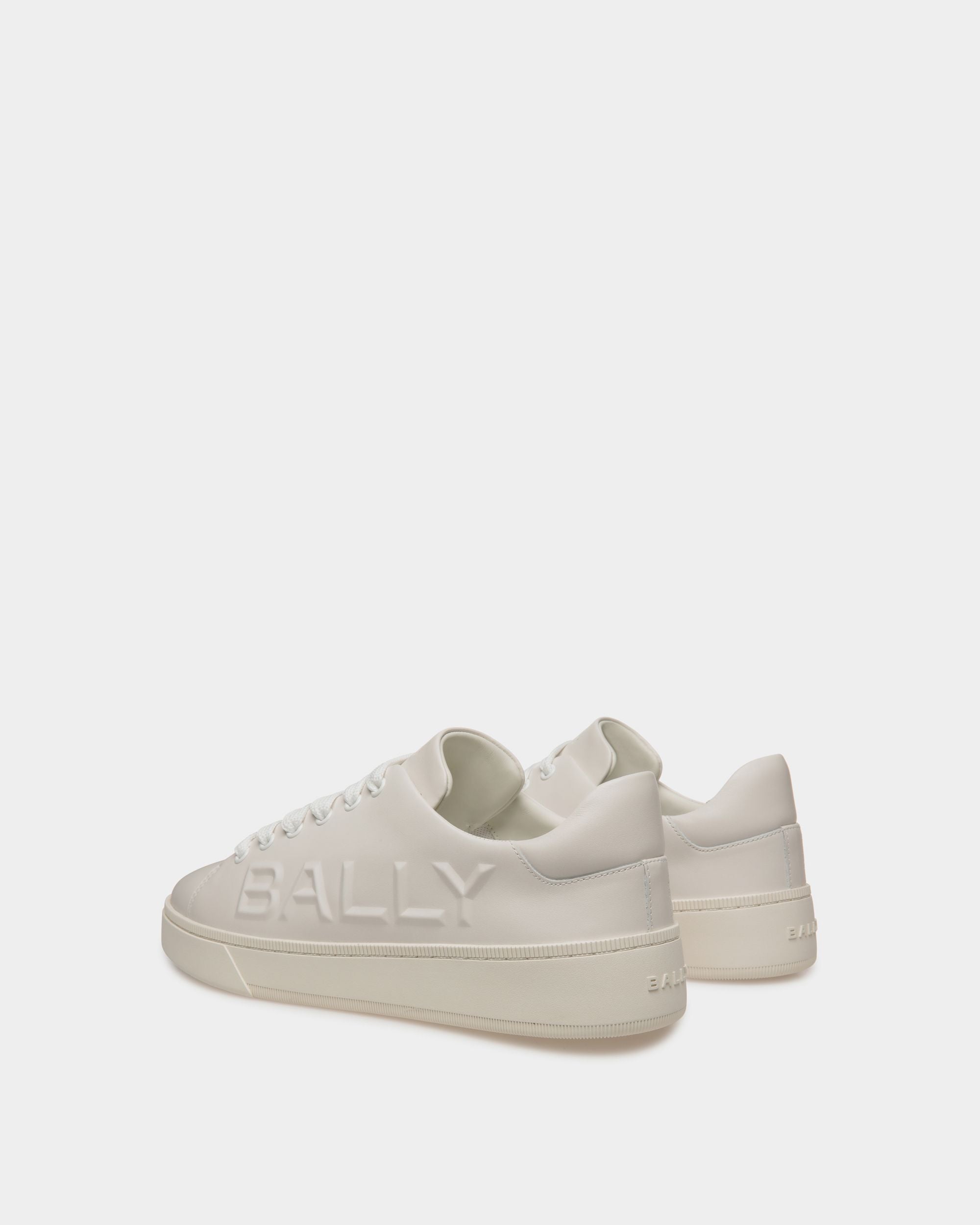 Zapatillas Raise De Piel Color Blanco - Hombre - Bally - 03