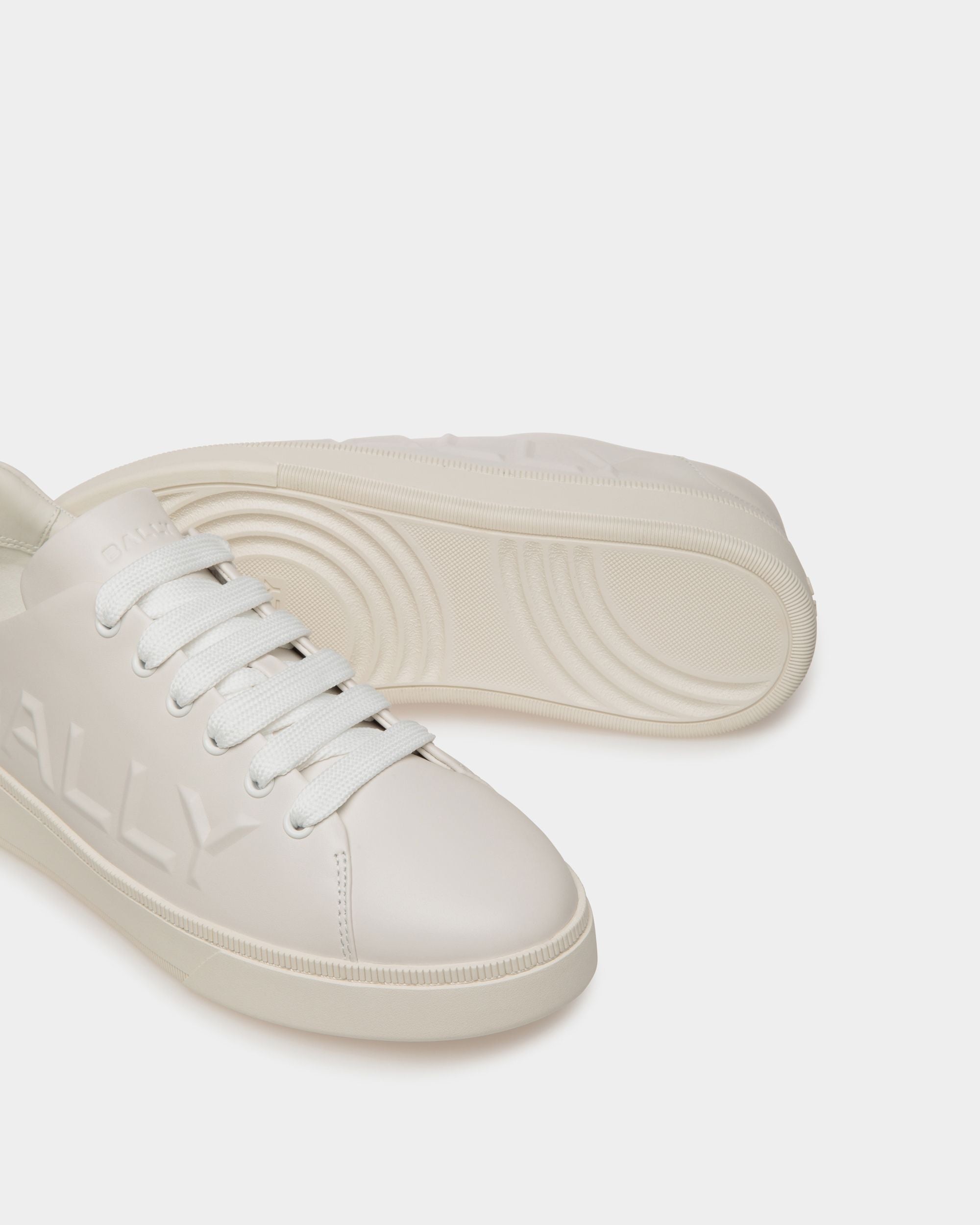 Zapatillas Raise De Piel Color Blanco - Hombre - Bally - 04