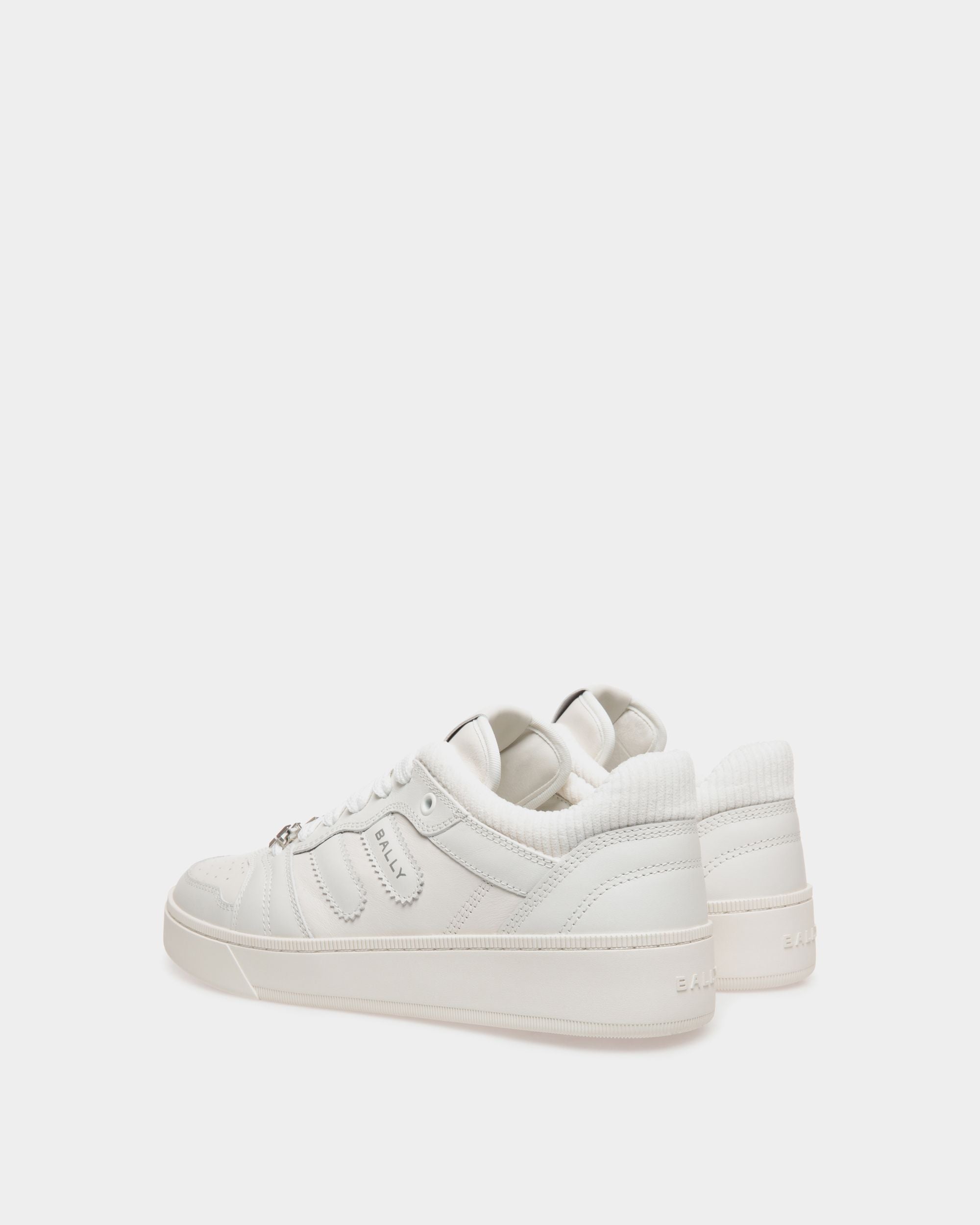 Raise Sneaker In White Leather - Men's - Bally - 03