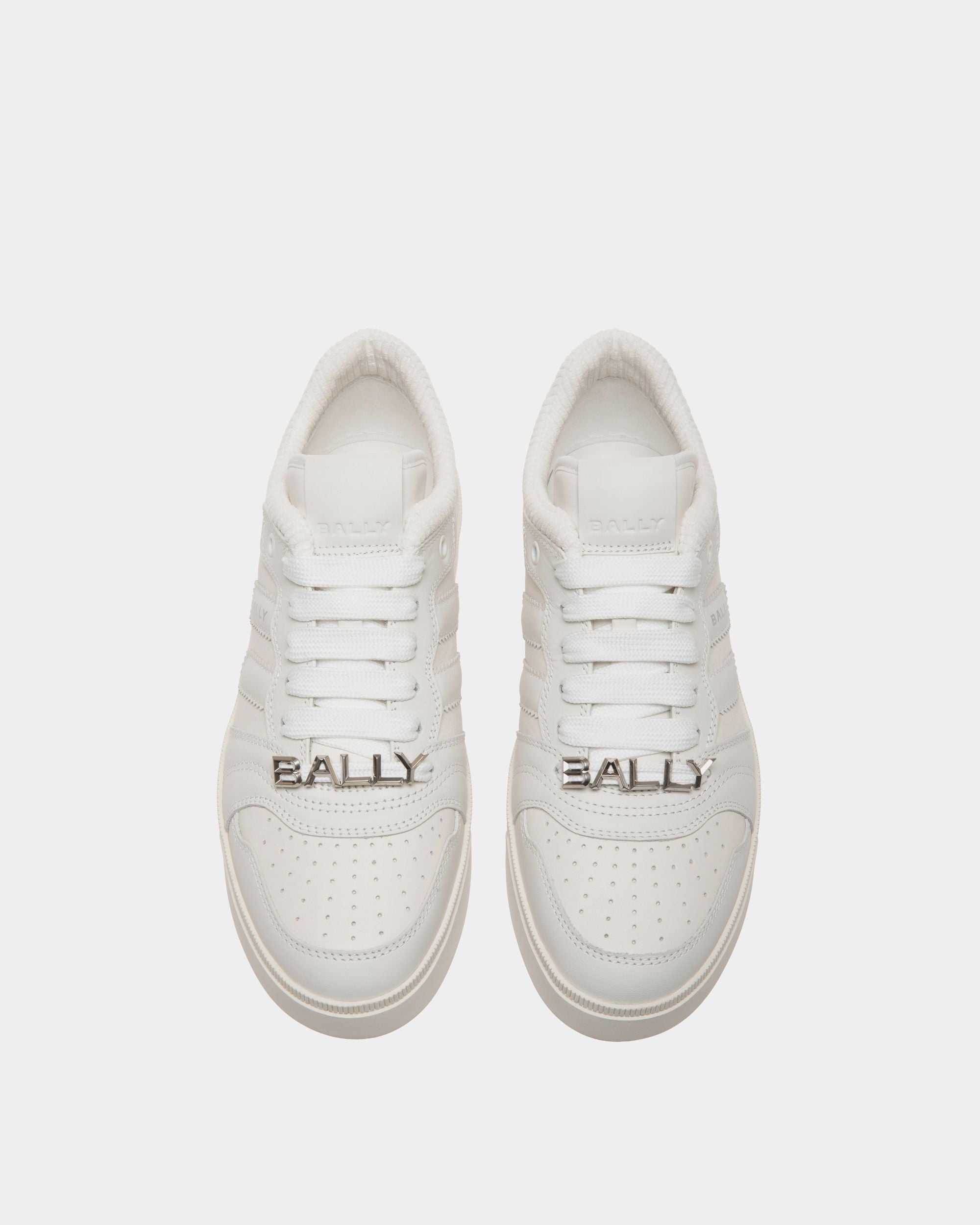 Raise Sneaker In White Leather - Men's - Bally - 04