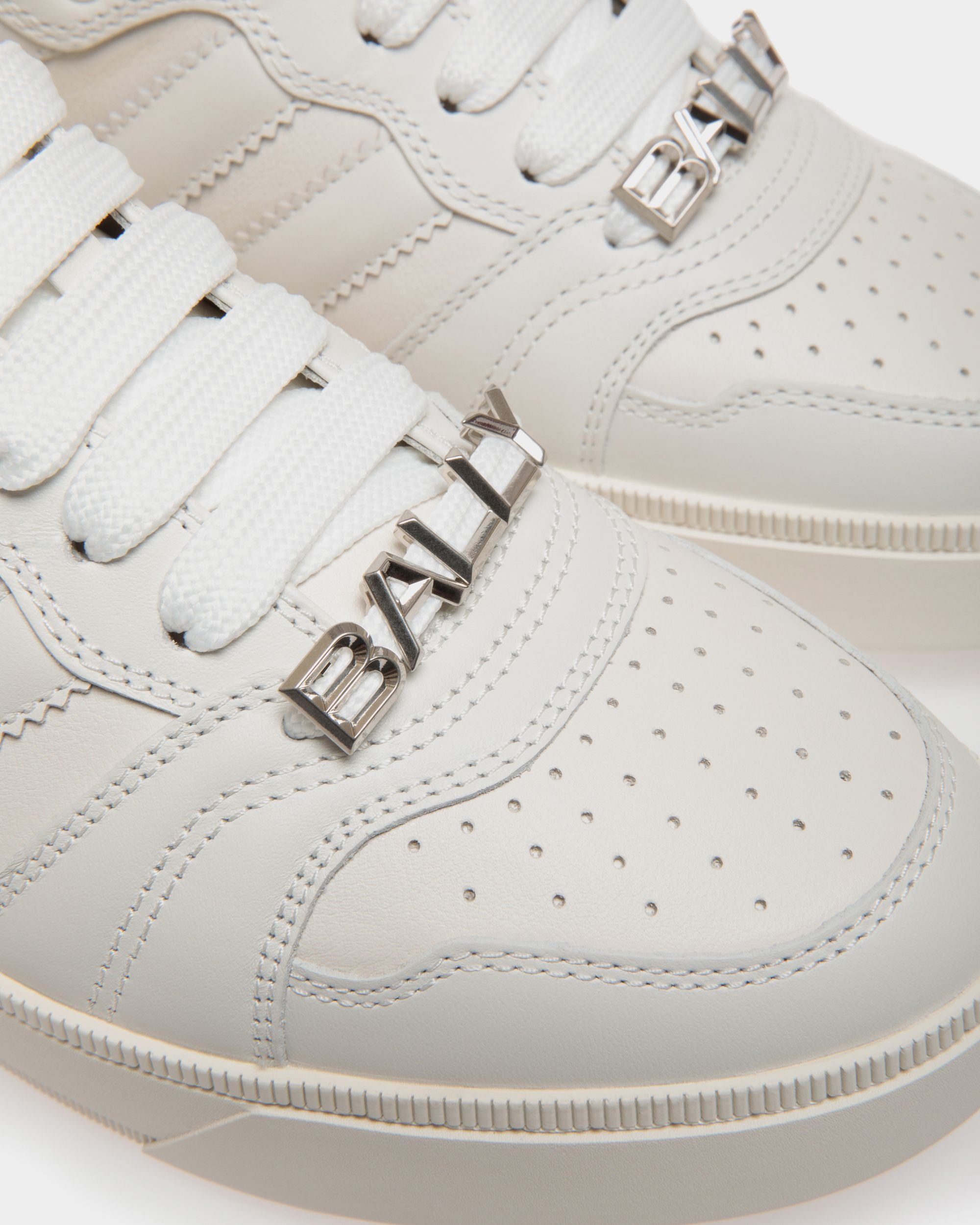 Raise Sneaker In White Leather - Men's - Bally - 05