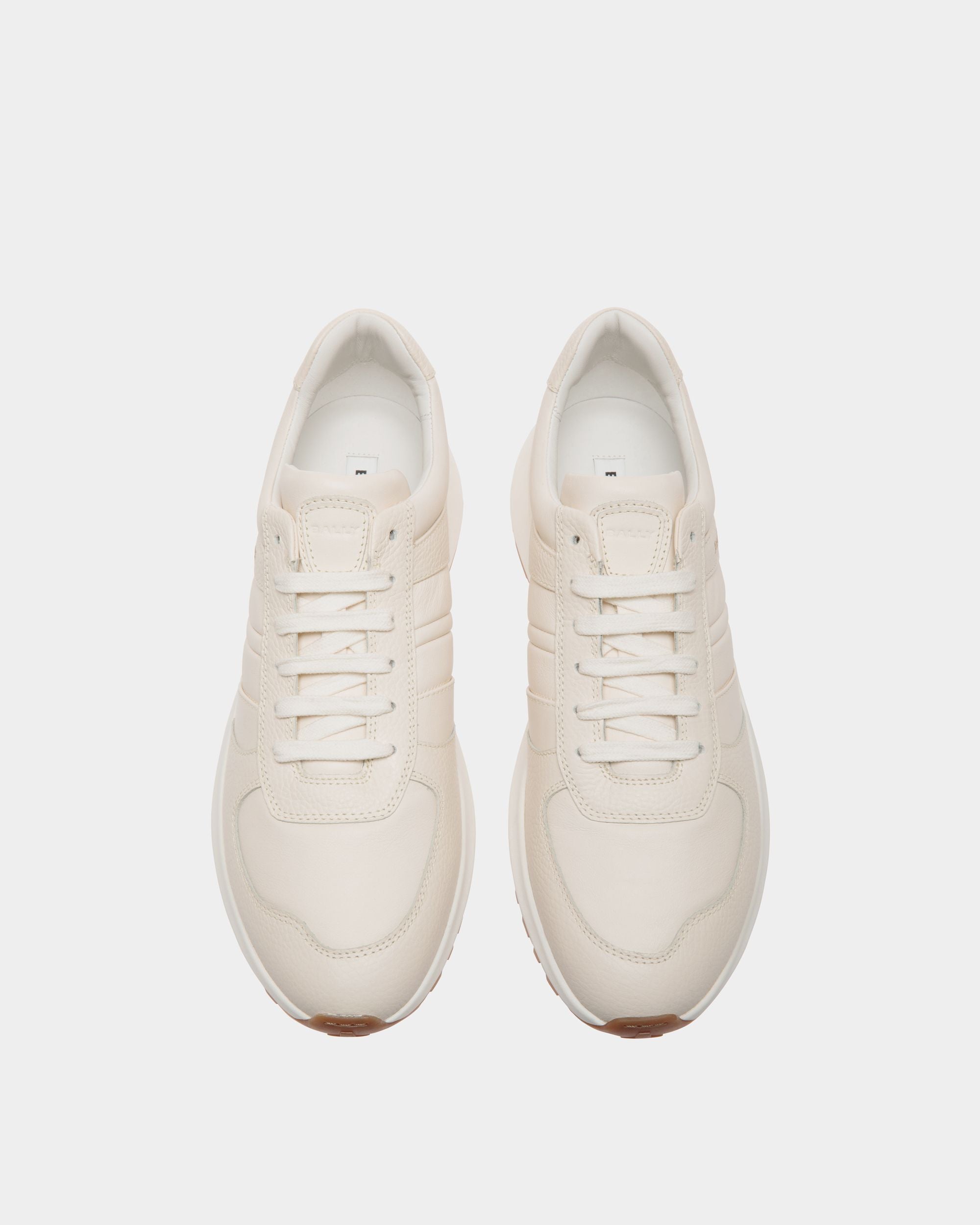 Outline Sneaker In White Leather - Men's - Bally - 04