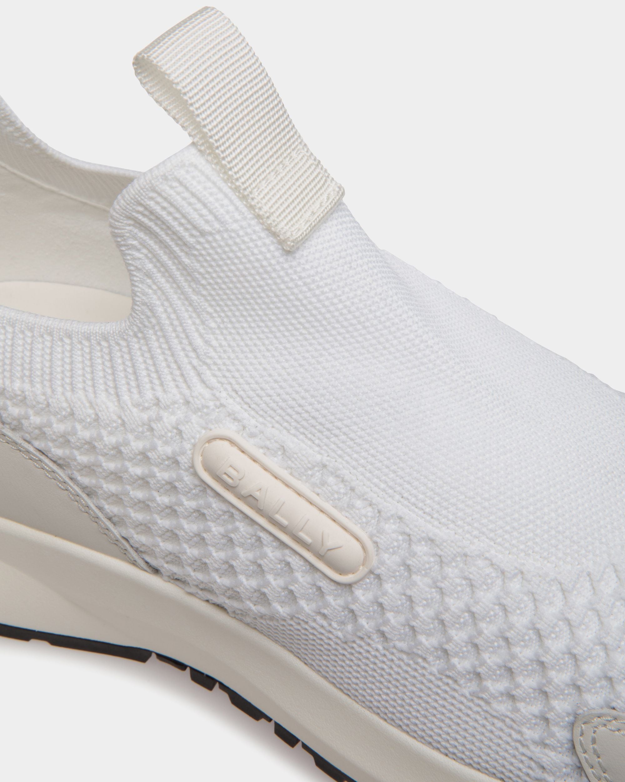 Outline Sneaker In White Knit - Men's - Bally - 05