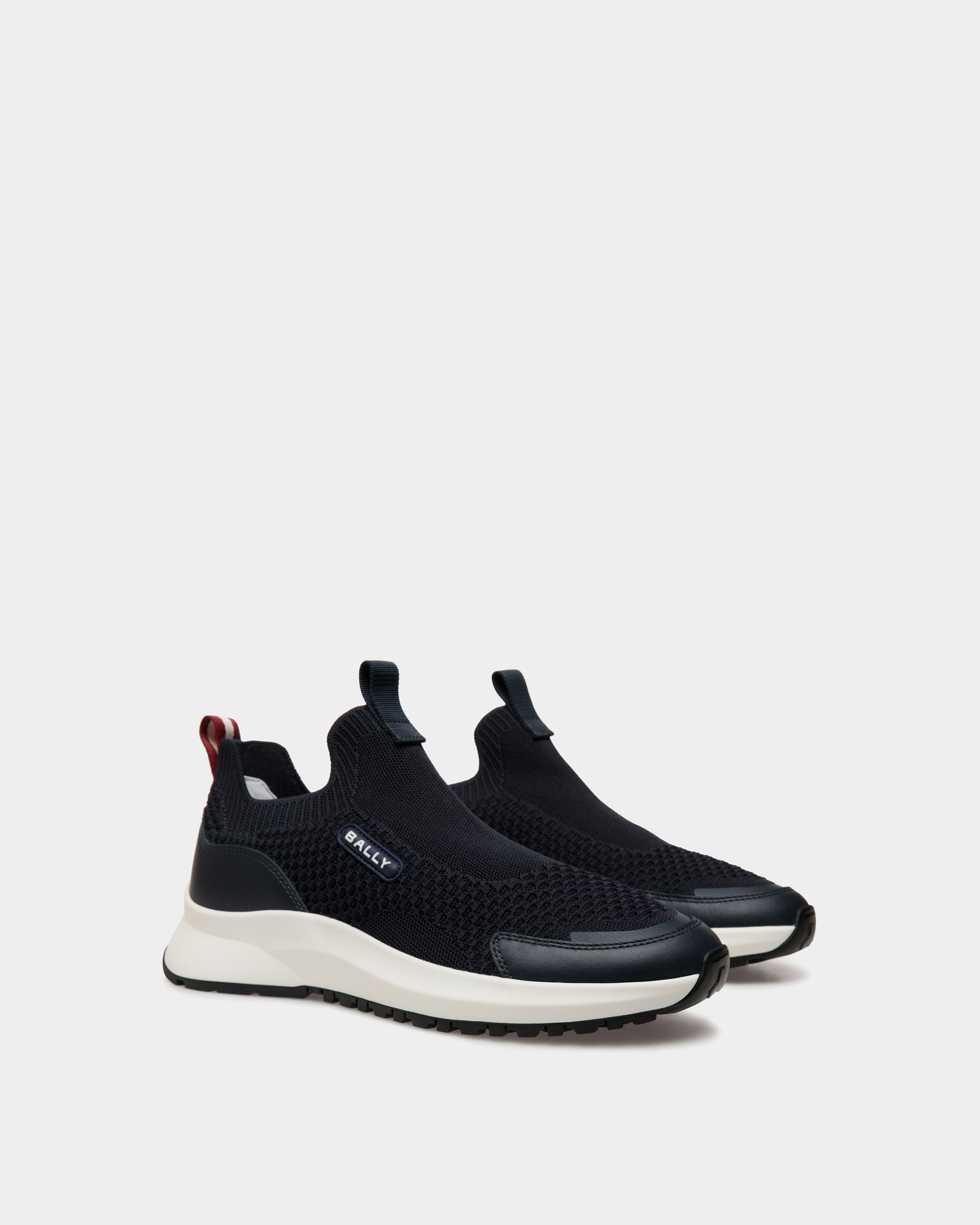 Zapatilla Outline De Punto Navy Blue - Hombre - Bally - 02