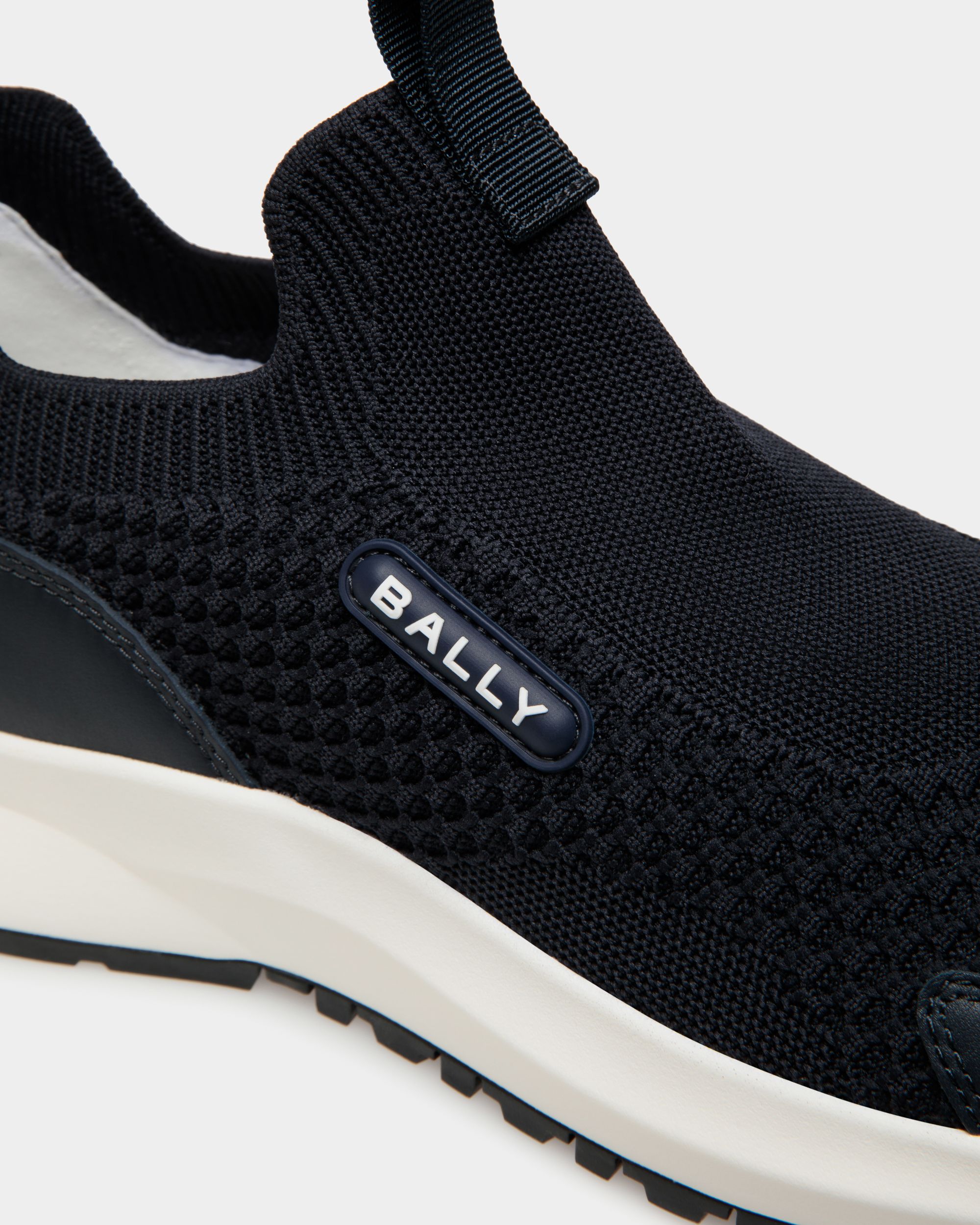 Zapatilla Outline De Punto Navy Blue - Hombre - Bally - 05