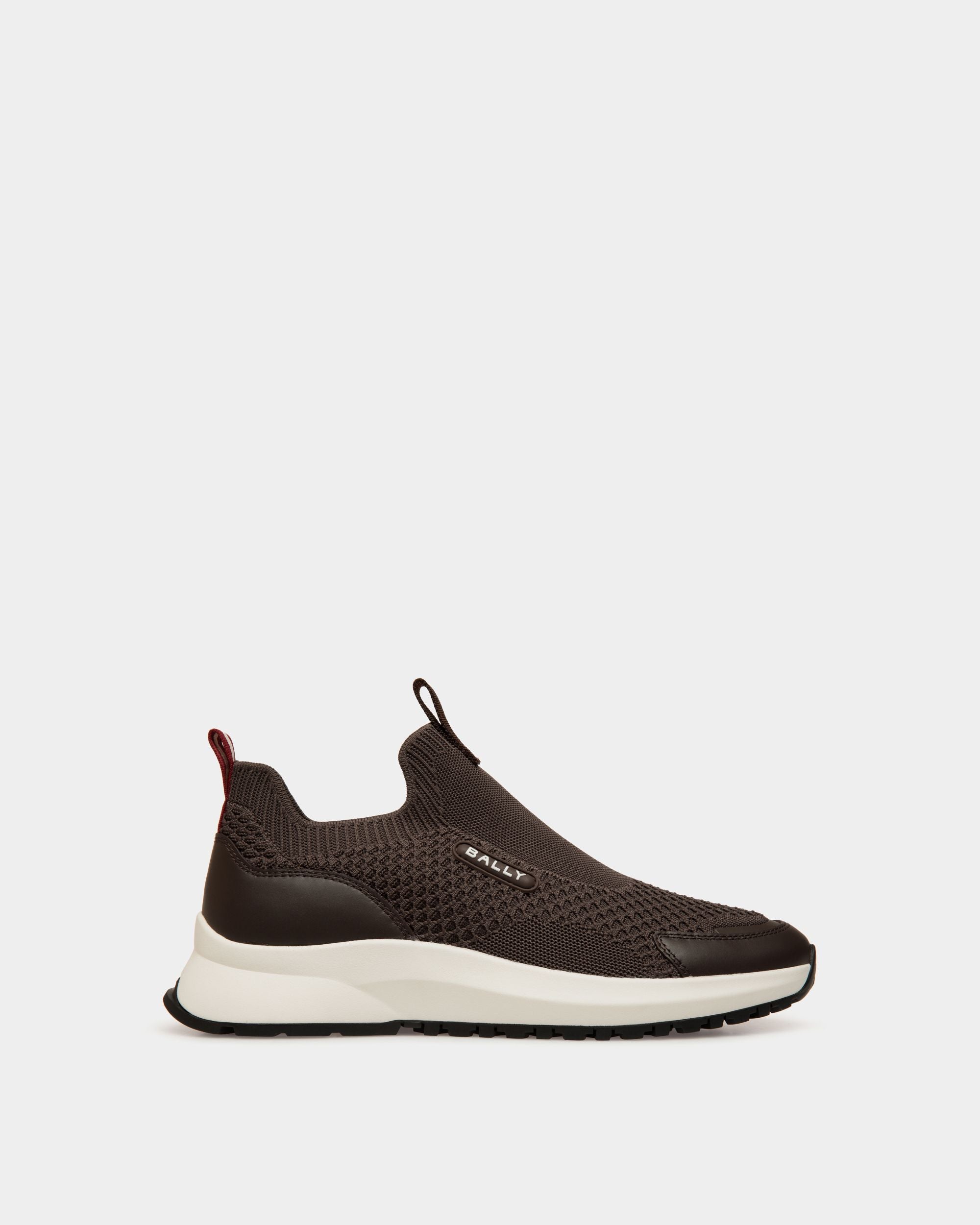Zapatilla Outline De Punto Ébano - Hombre - Bally - 01