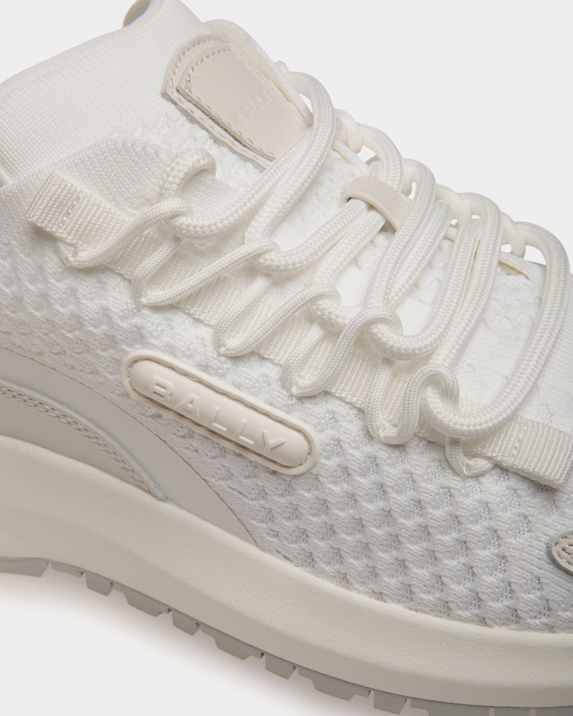 Zapatilla Outline De Nailon Blanco - Hombre - Bally - 05