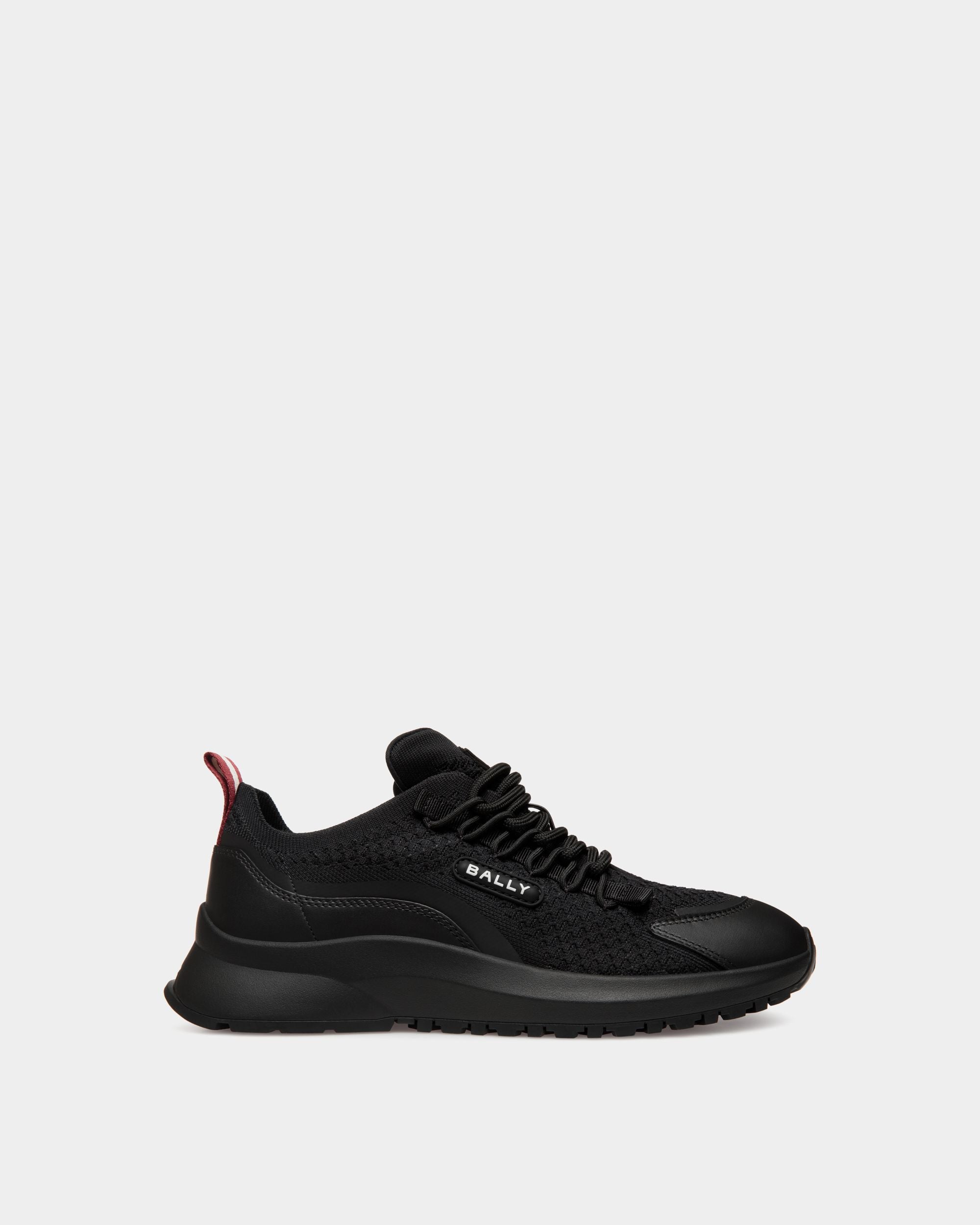 Zapatilla Outline De Punto Negro - Hombre - Bally - 01
