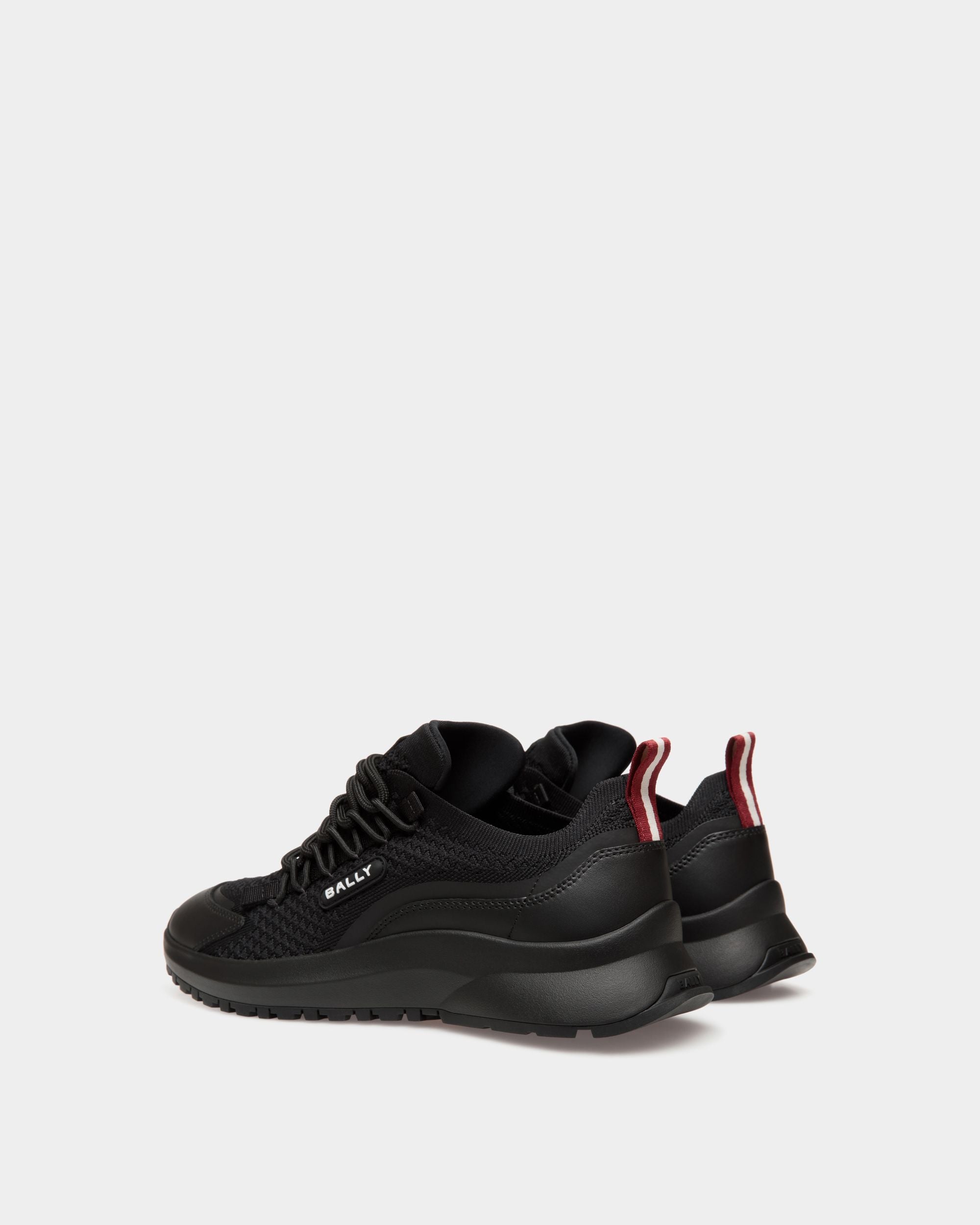 Zapatilla Outline De Punto Negro - Hombre - Bally - 03