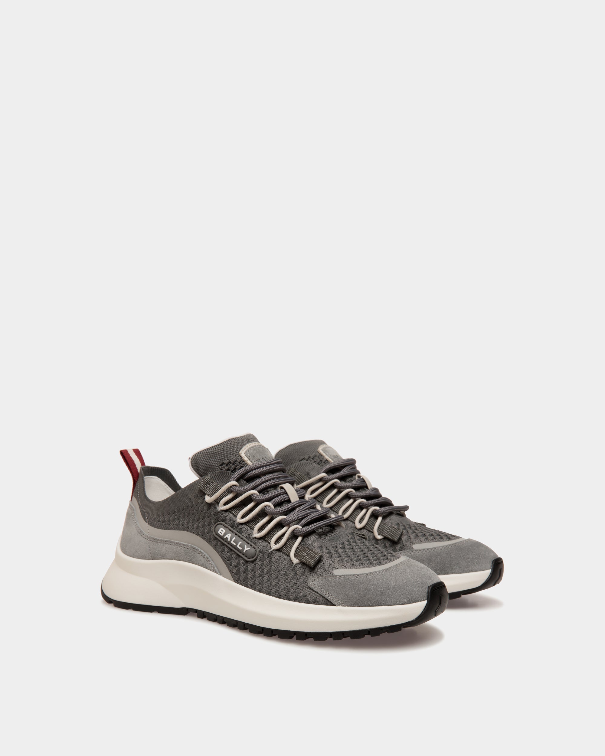 Zapatilla Outline De Punto Light Grey - Hombre - Bally - 02