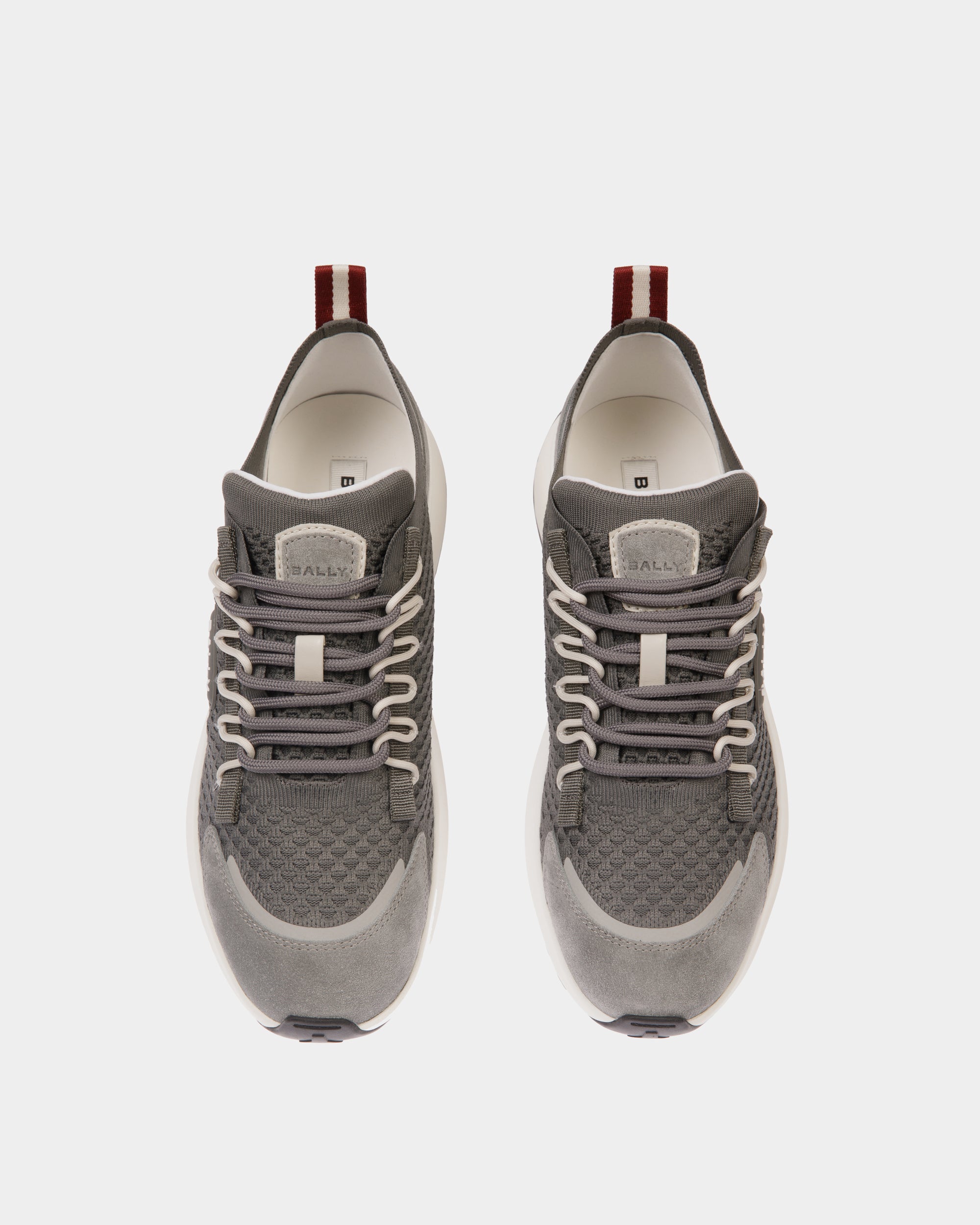 Zapatilla Outline De Punto Light Grey - Hombre - Bally - 04