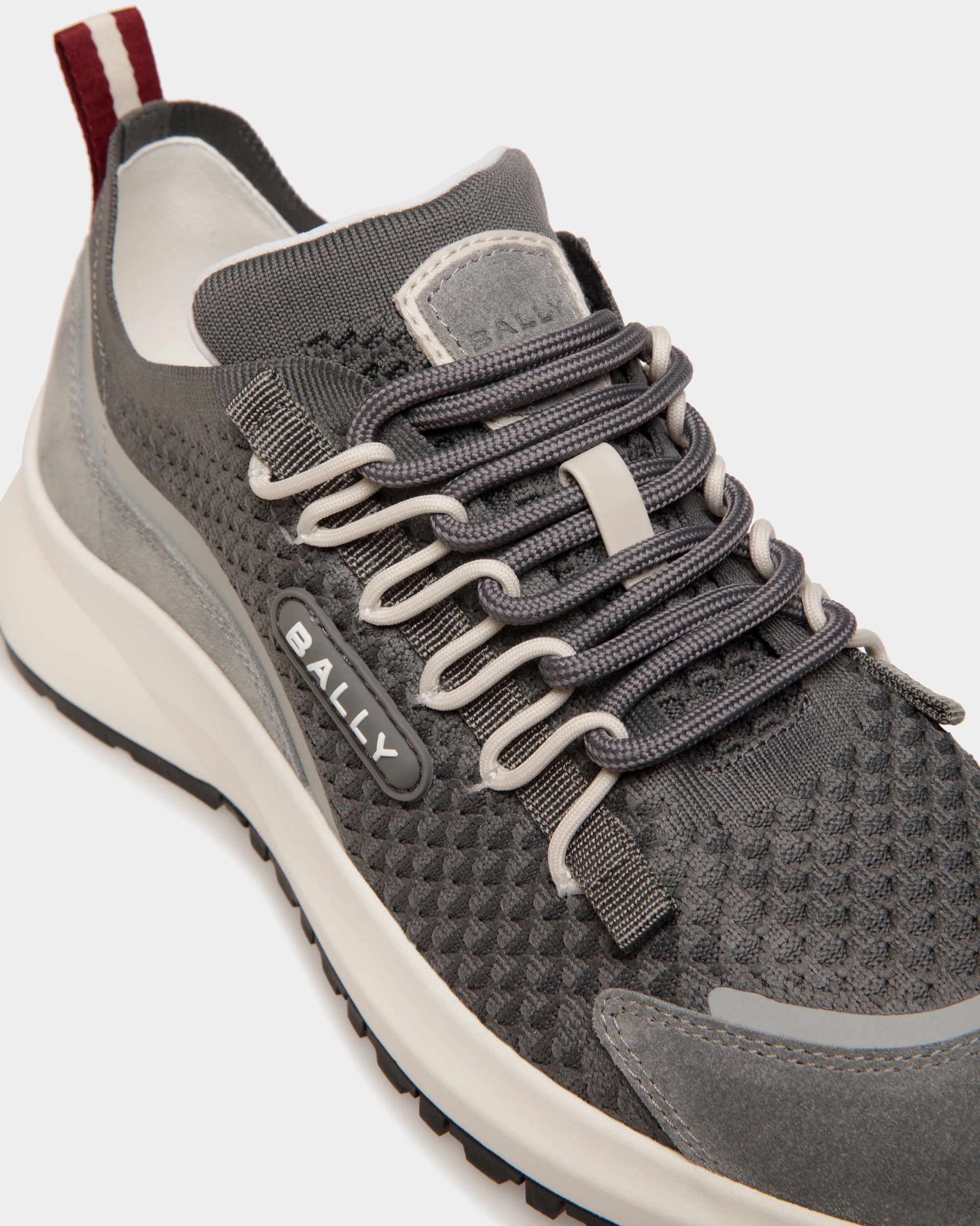 Zapatilla Outline De Punto Light Grey - Hombre - Bally - 05