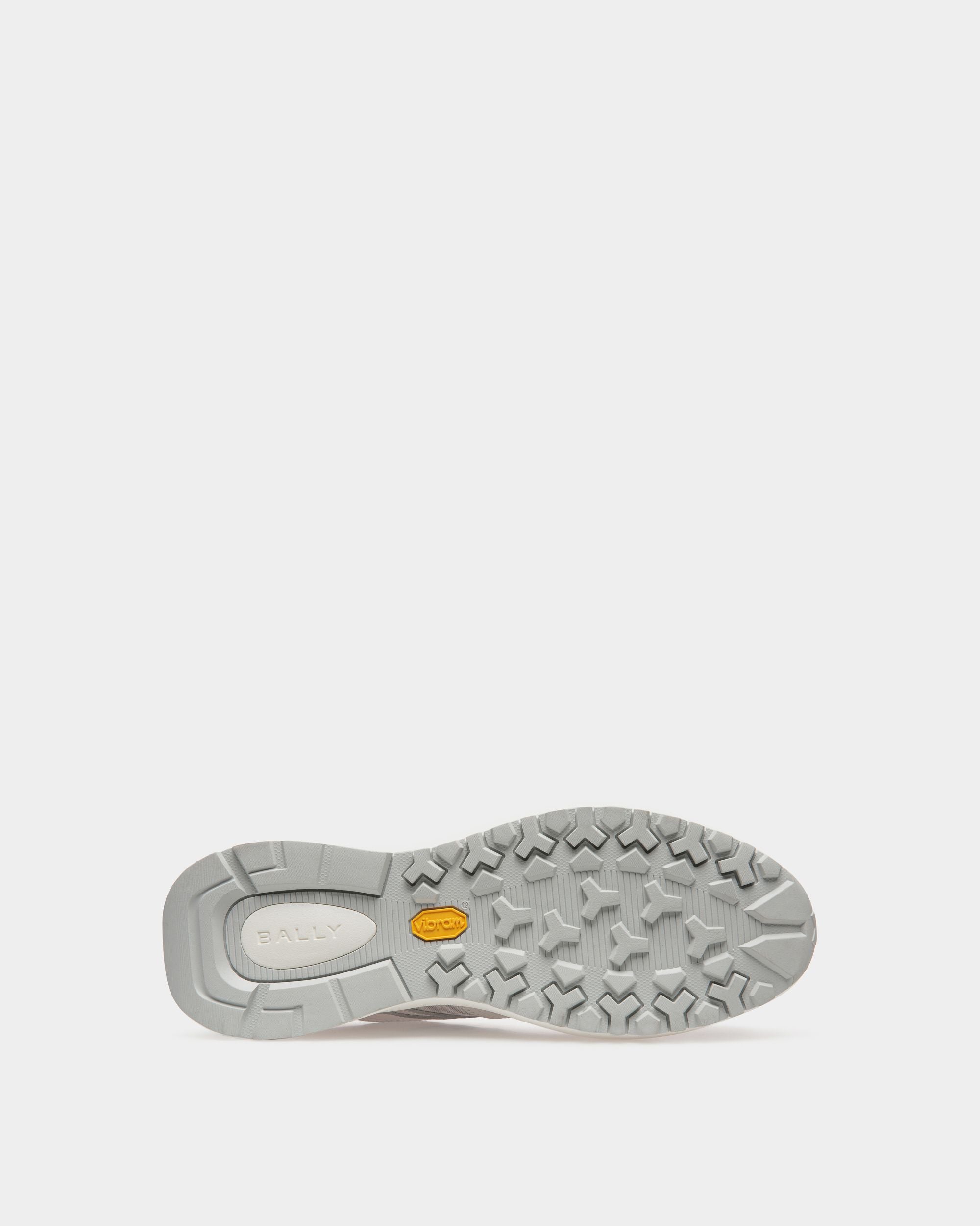 Zapatilla Outline De Piel Y Nailon Blanco - Hombre - Bally - 05