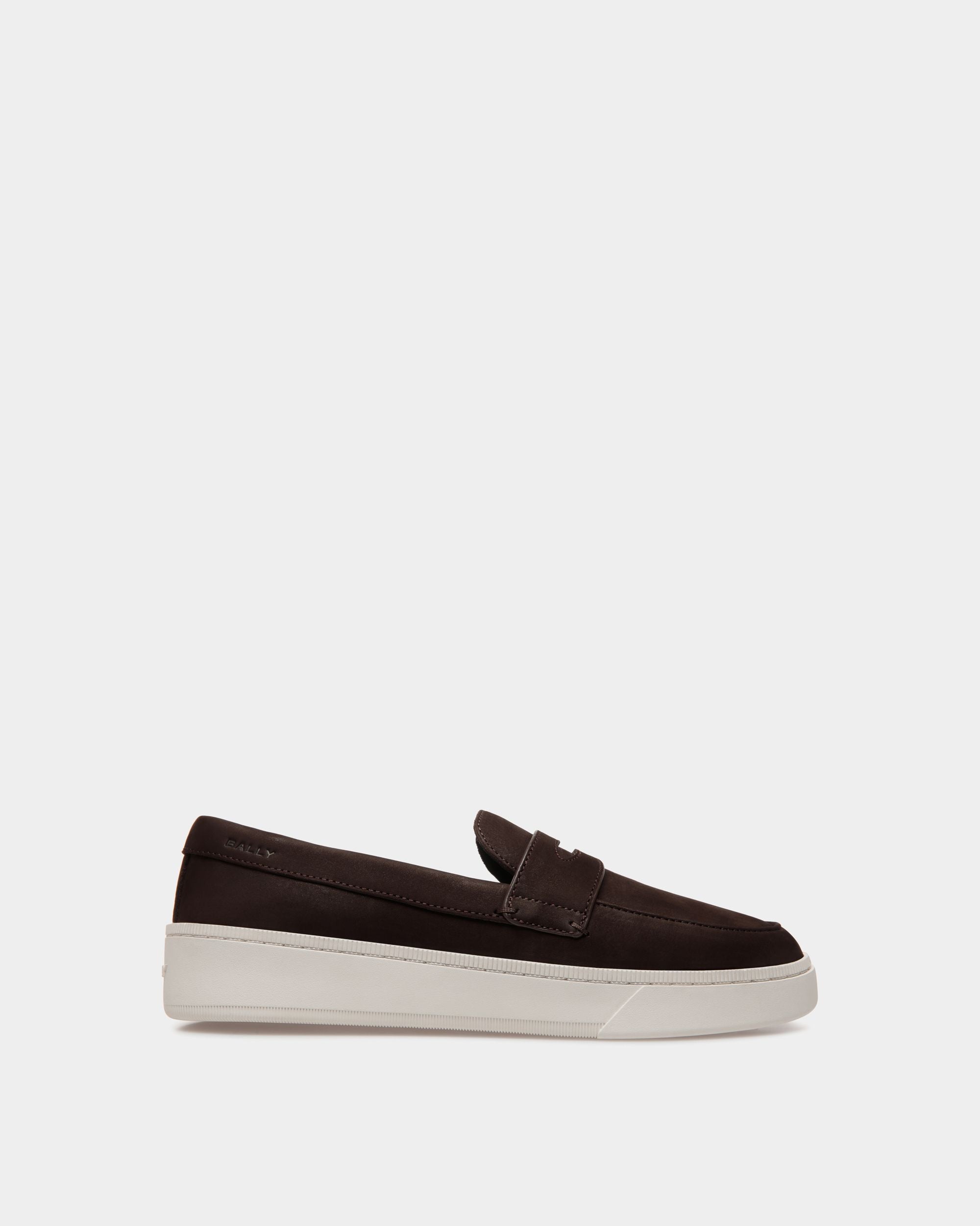 Zapatilla Raise De Nobuk Ébano - Hombre - Bally - 01