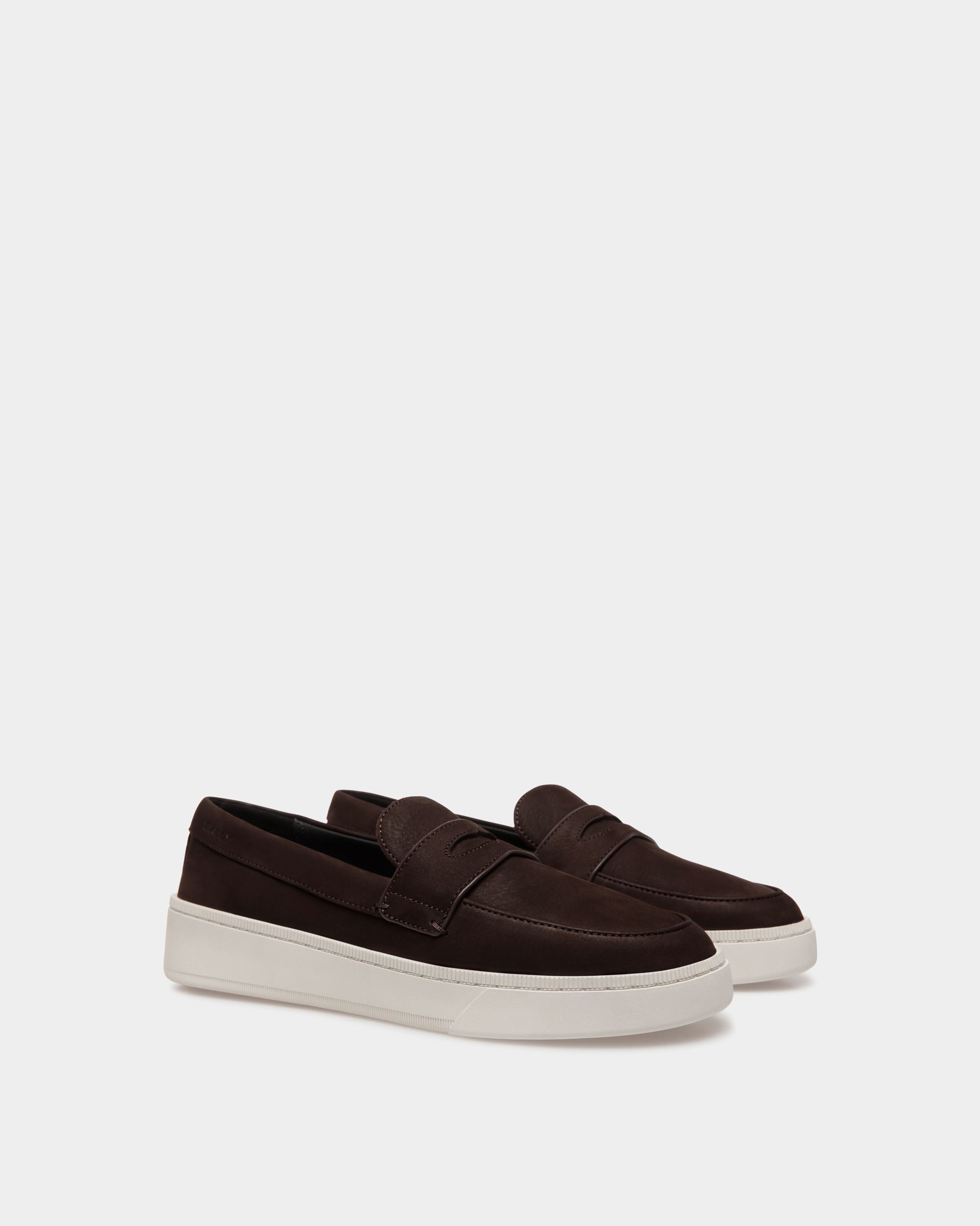 Zapatilla Raise De Nobuk Ébano - Hombre - Bally - 03