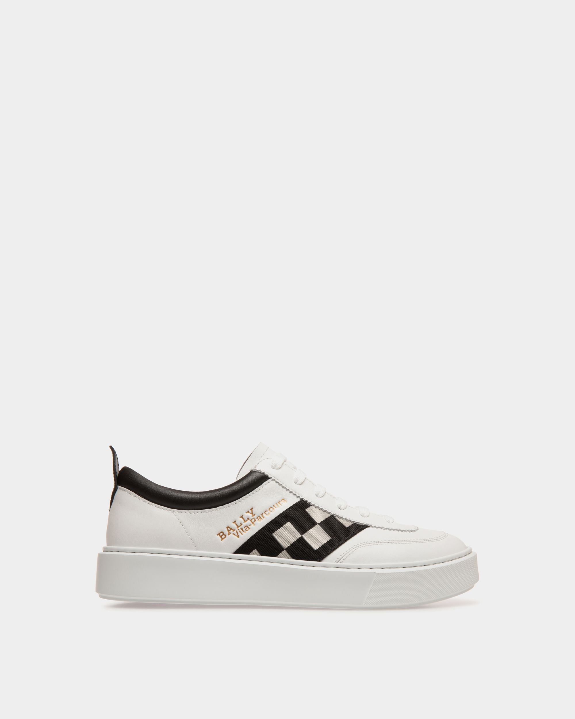 Sneaker In White  Leather - Men's - Bally - 01