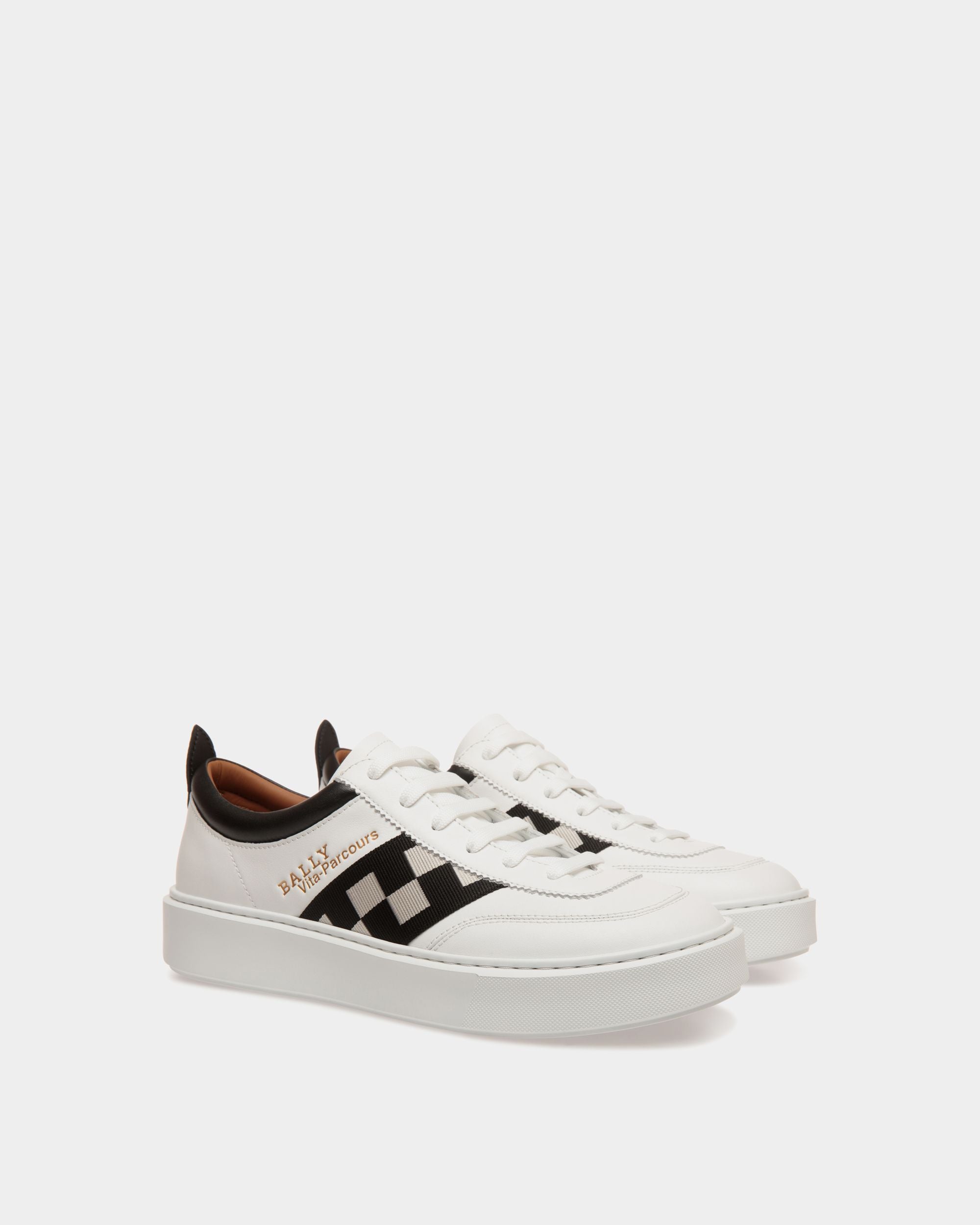 Sneaker In White  Leather - Men's - Bally - 02
