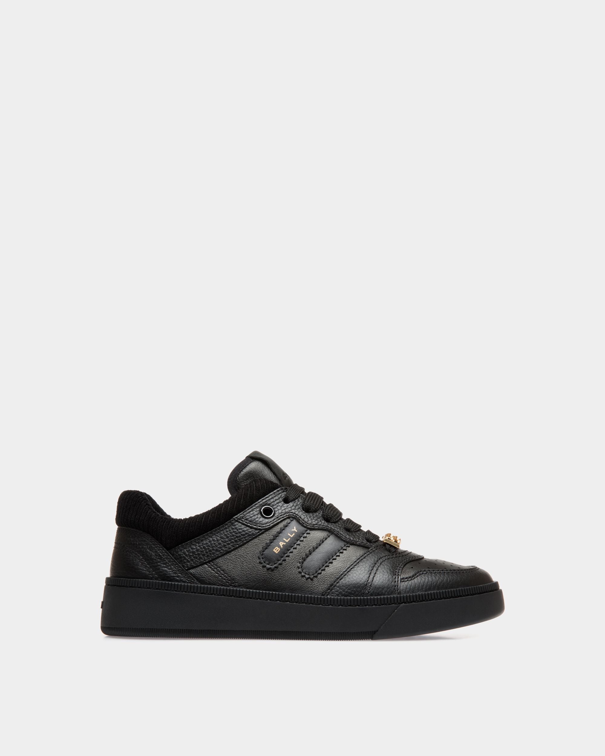 Raise Sneaker In Black Leather - Men's - Bally - 01