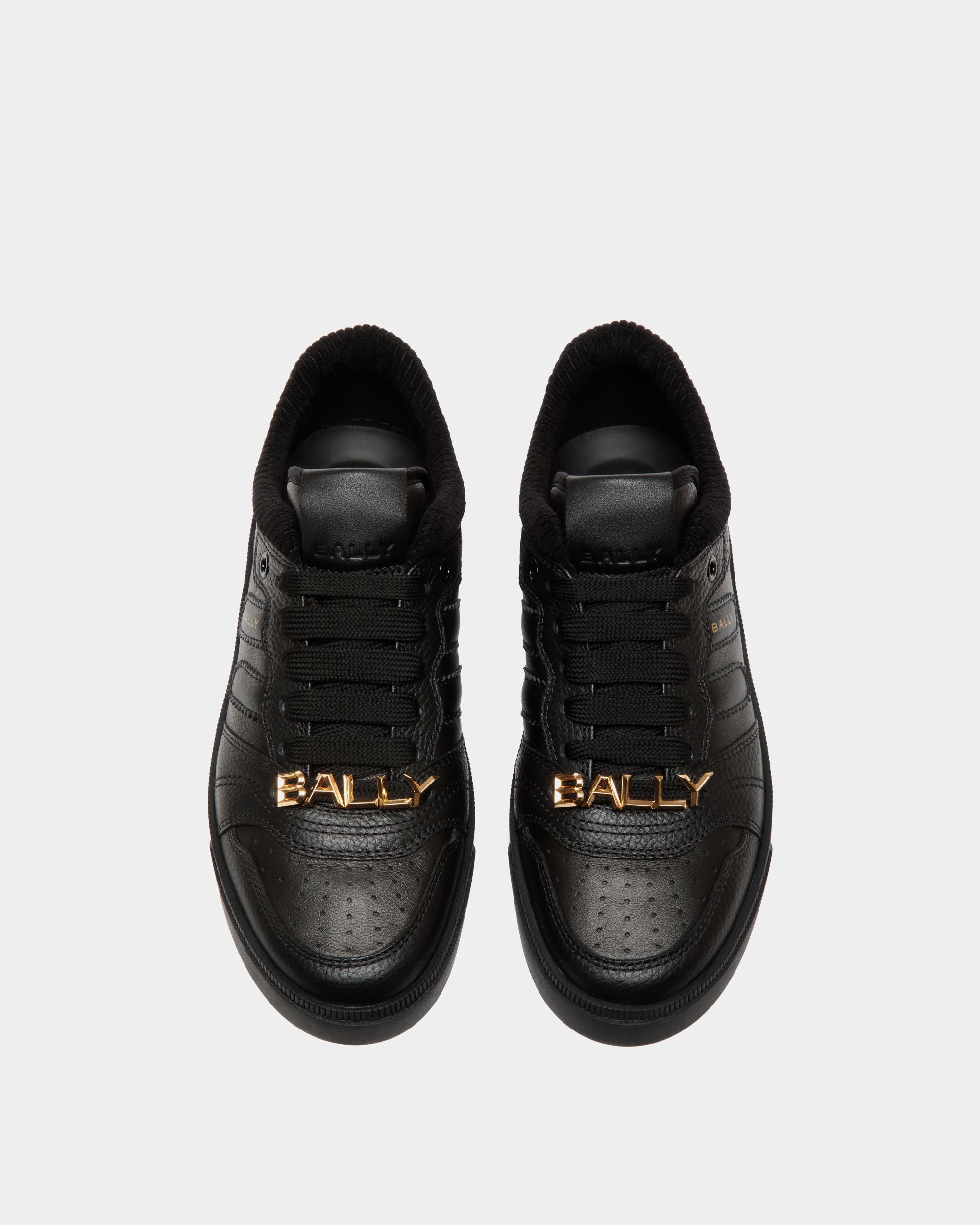 Raise Sneaker In Black Leather - Men's - Bally - 04
