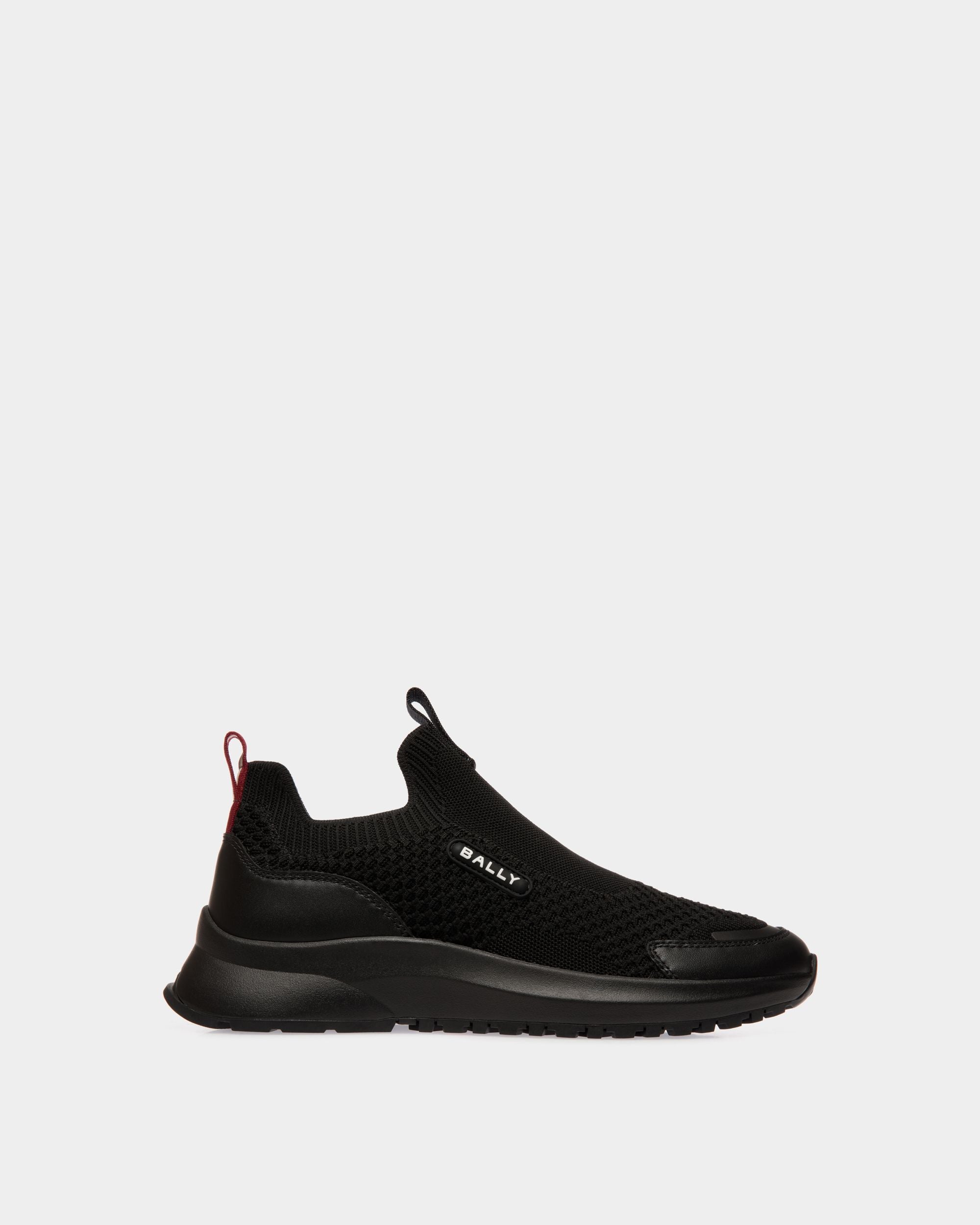 Outline Sneaker in Black Knit - Hombre - Bally - 01