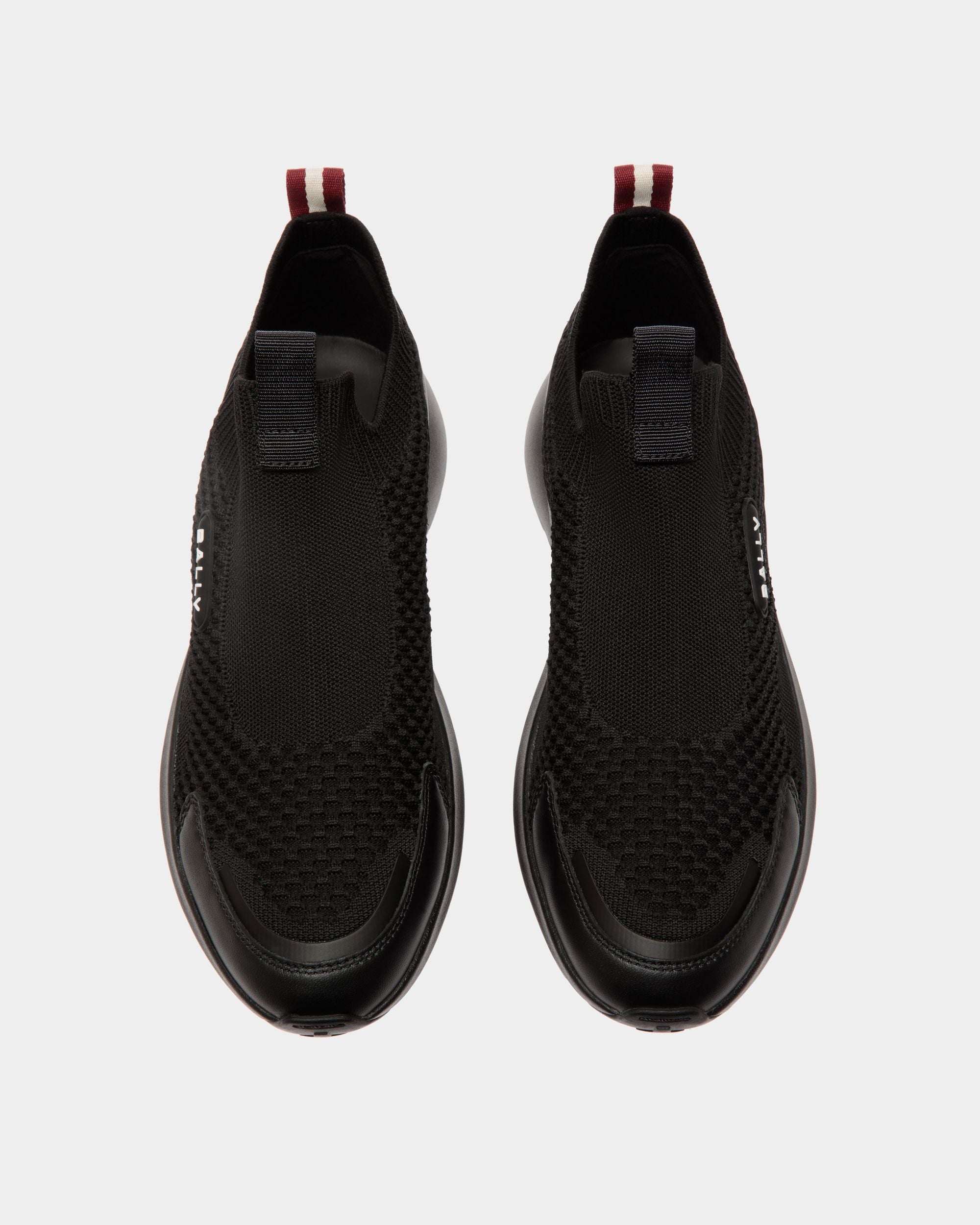 Outline Sneaker in Black Knit - Hombre - Bally - 04