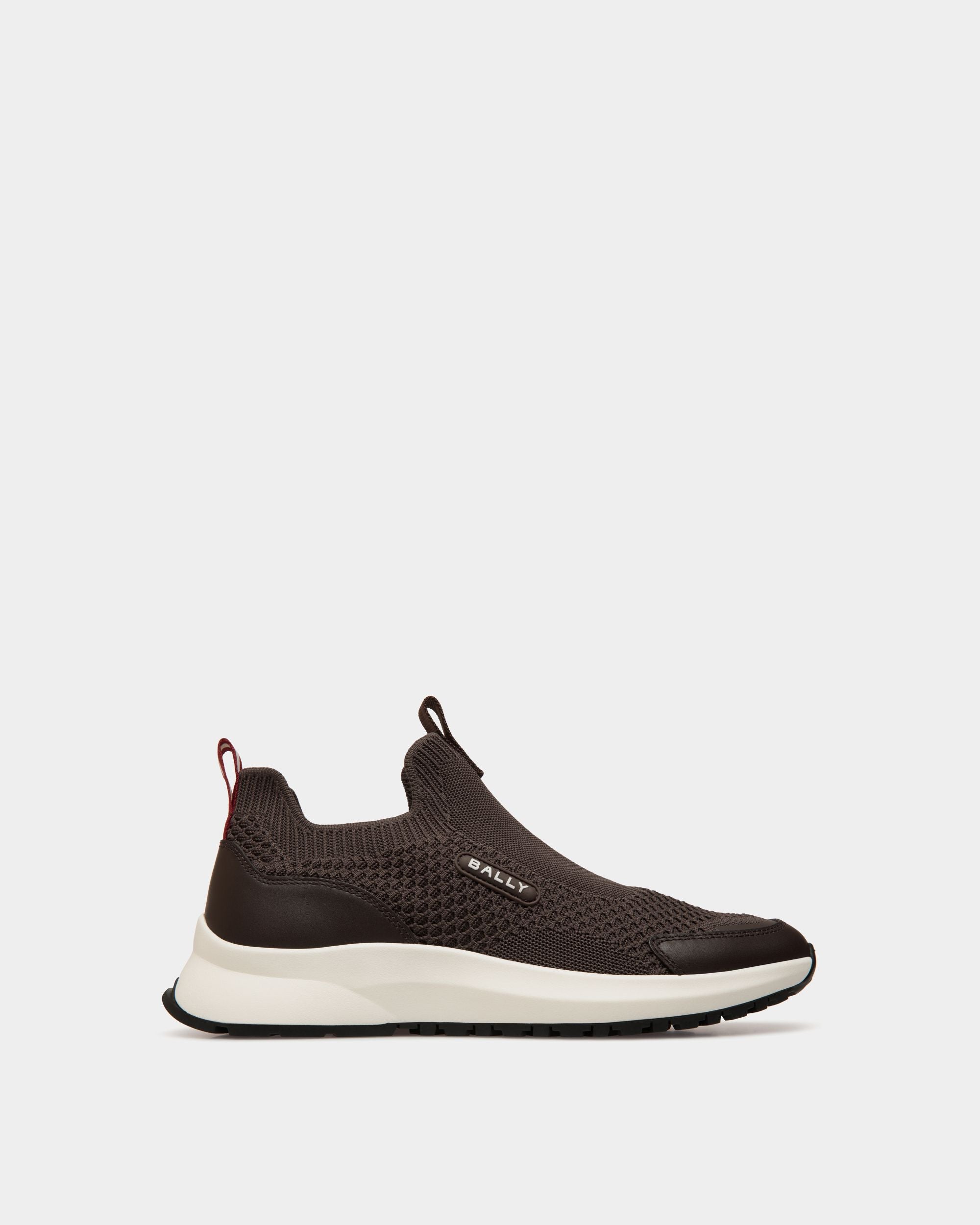 Outline Sneaker in Ebano Knit - Hombre - Bally - 01