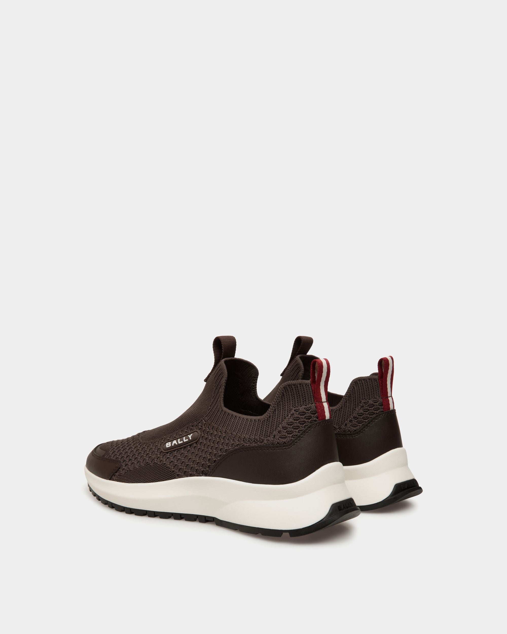 Outline Sneaker in Ebano Knit - Hombre - Bally - 03