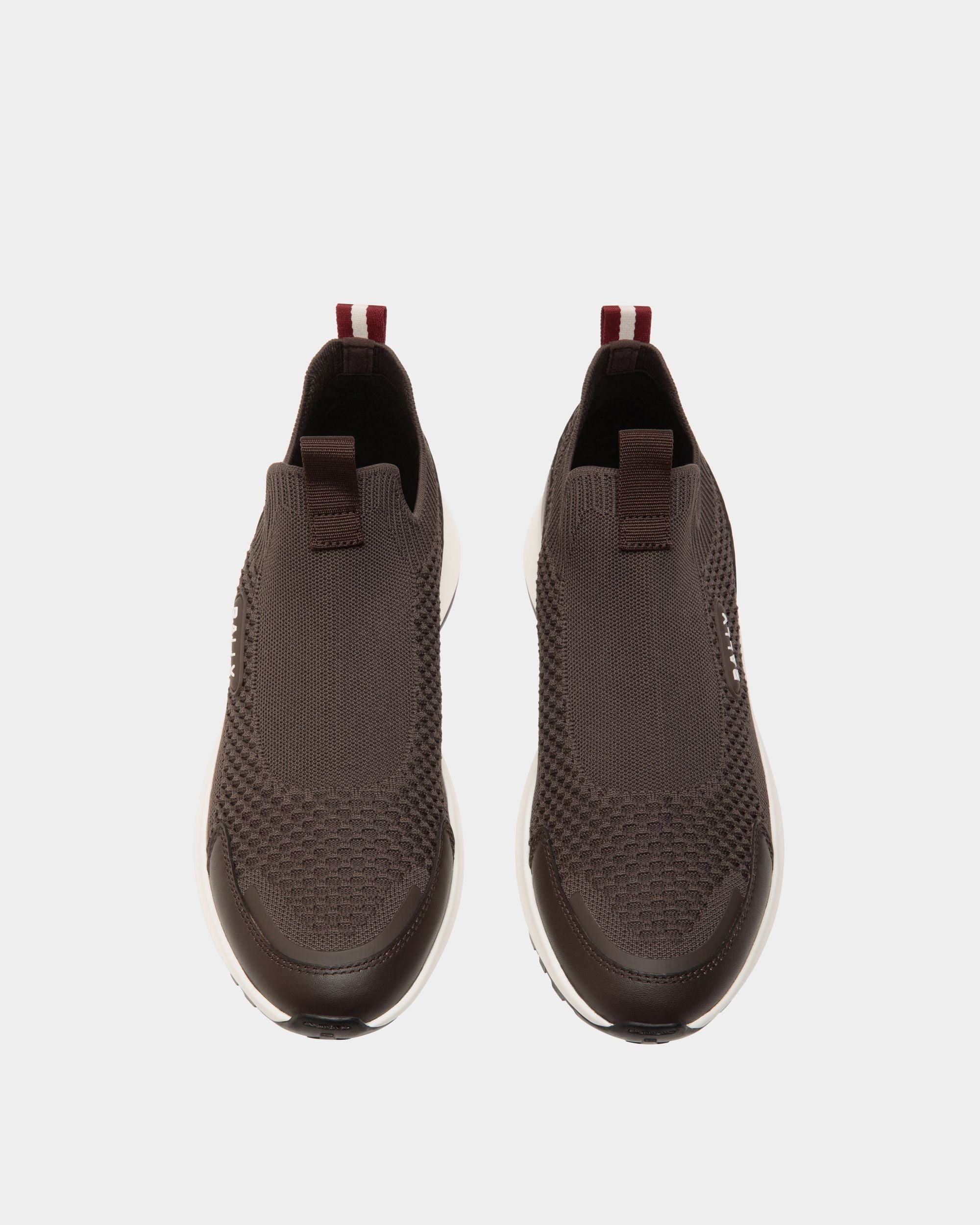 Outline Sneaker in Ebano Knit - Hombre - Bally - 04