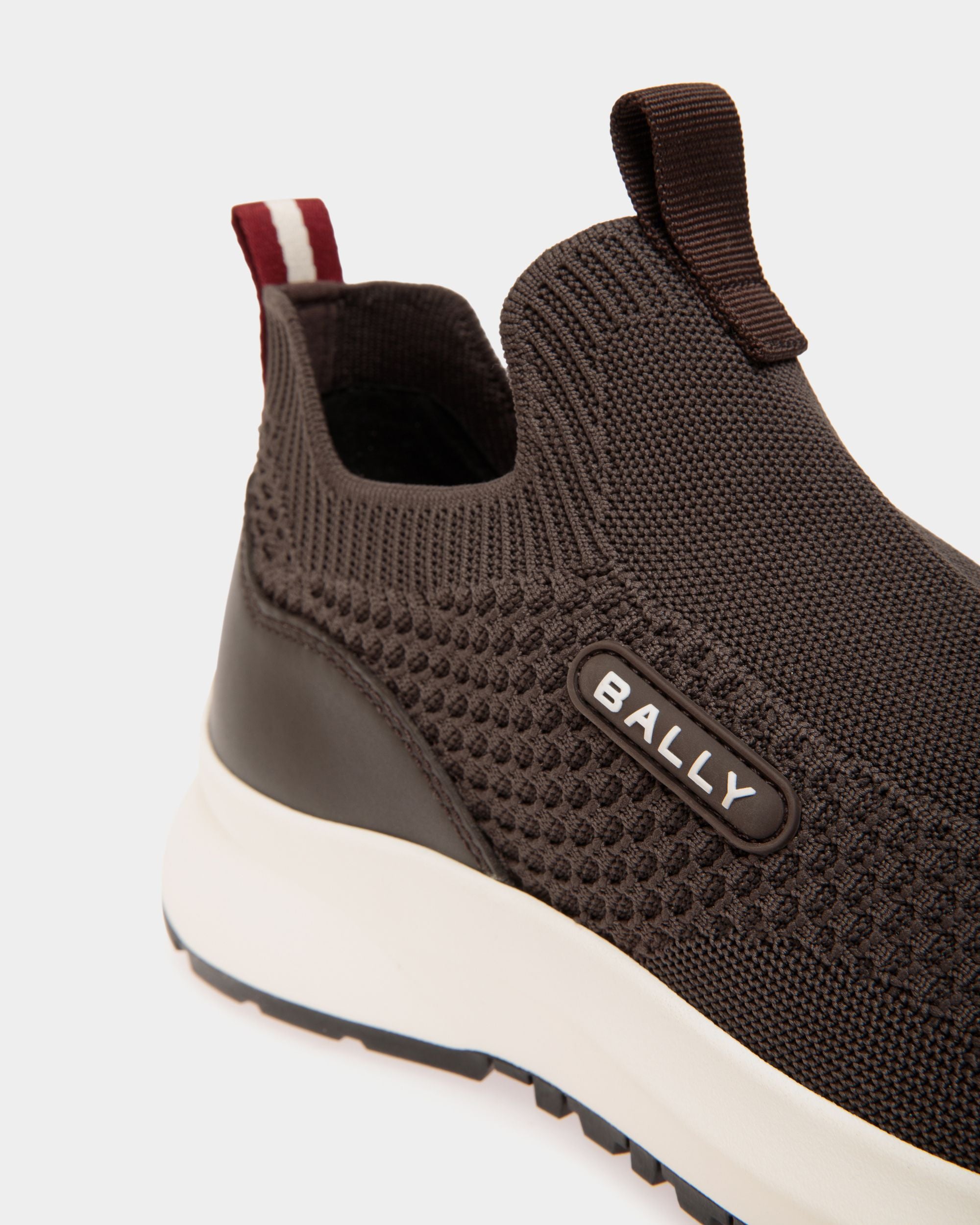 Outline Sneaker in Ebano Knit - Hombre - Bally - 05