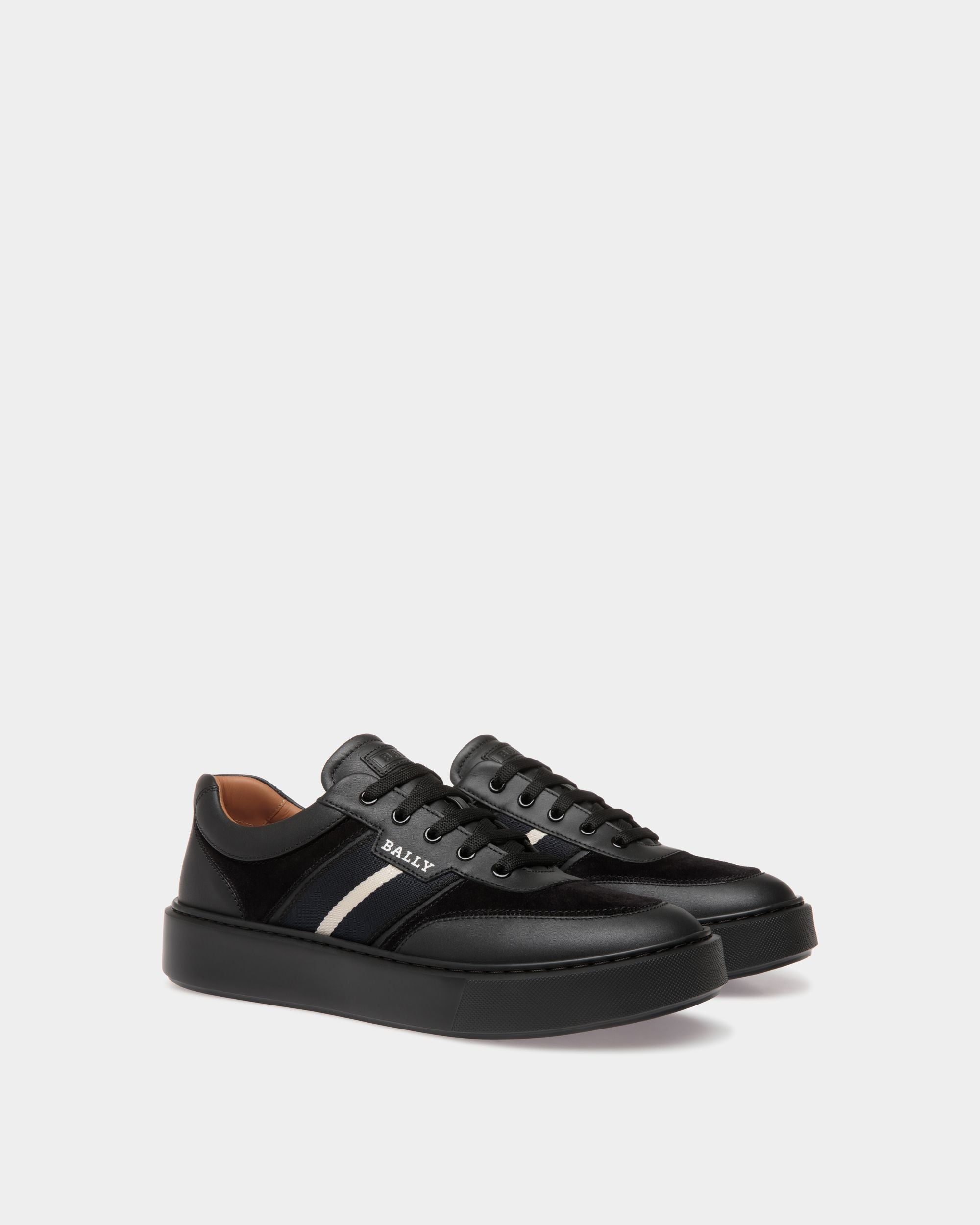Sneaker In Black Leather - Men's - Bally - 02