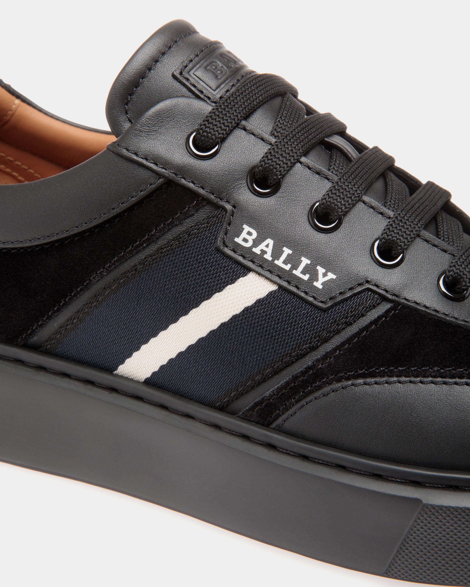 Sneaker In Black Leather - Men's - Bally - 05
