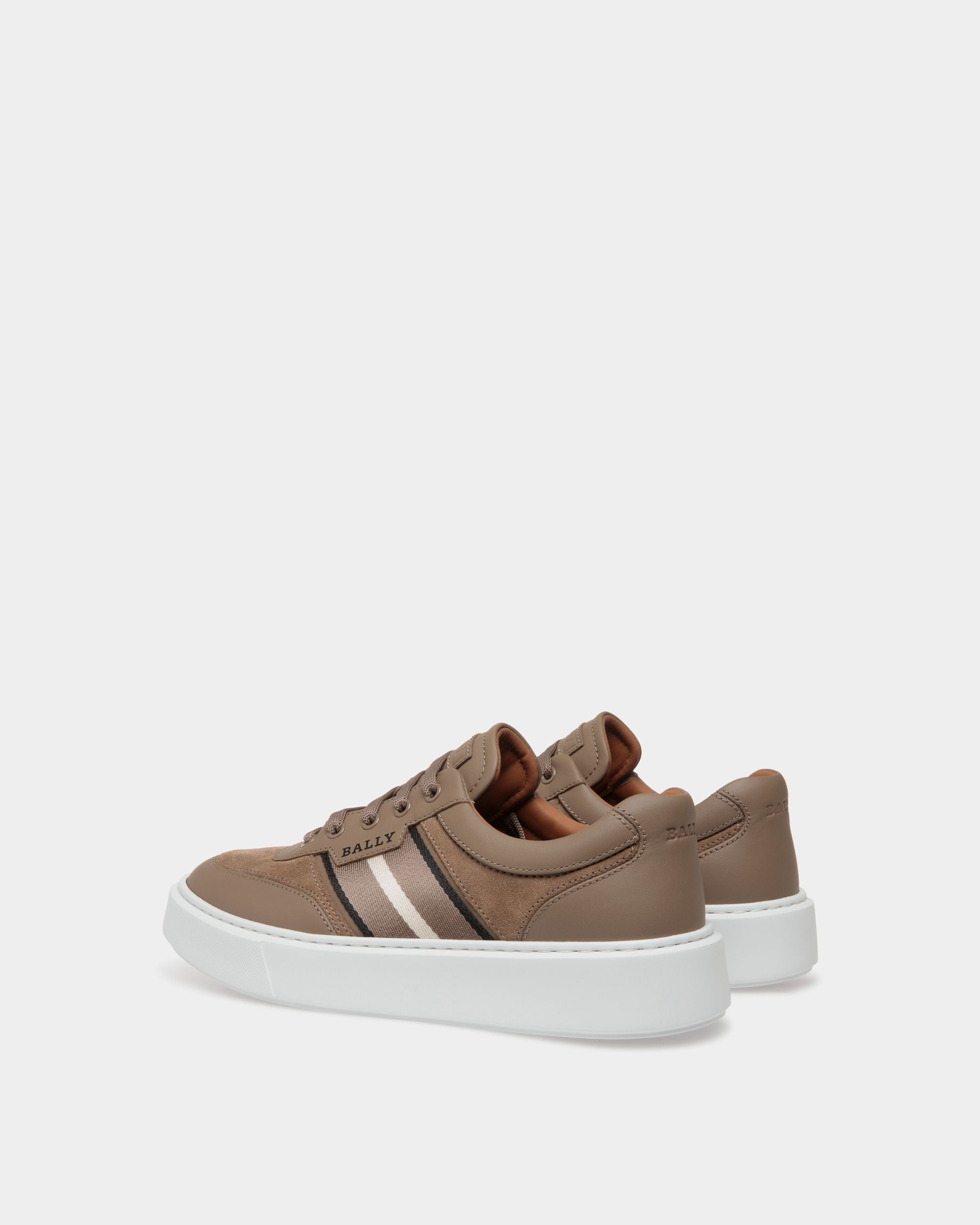 Sneaker In Brown Leather - Men's - Bally - 03