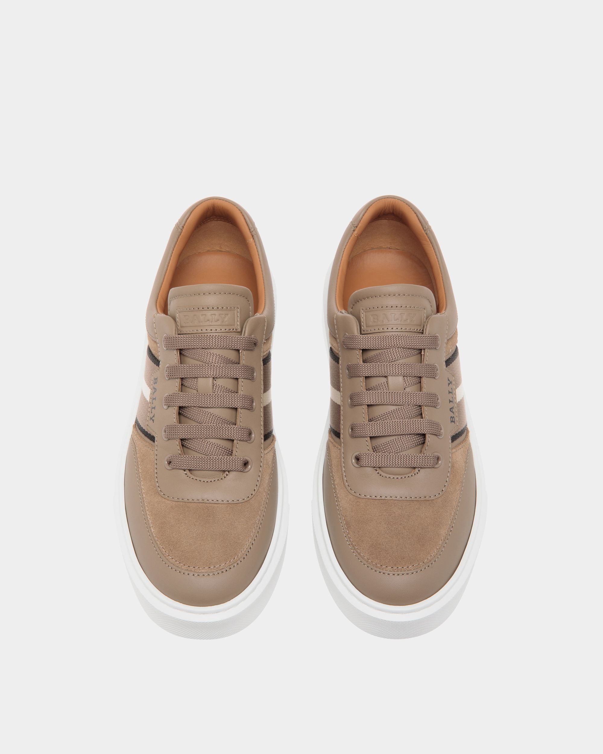 Sneaker In Brown Leather - Men's - Bally - 04