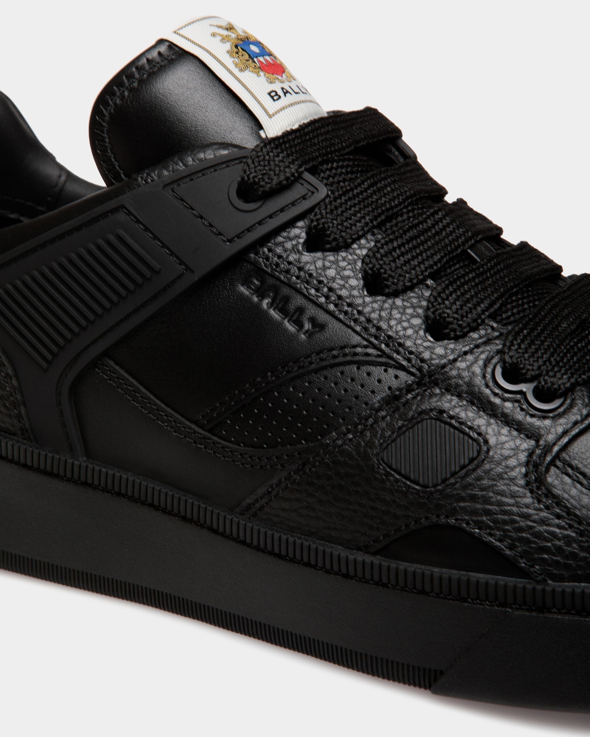 Raise Sneaker in Black Leather - Men's - Bally - 06