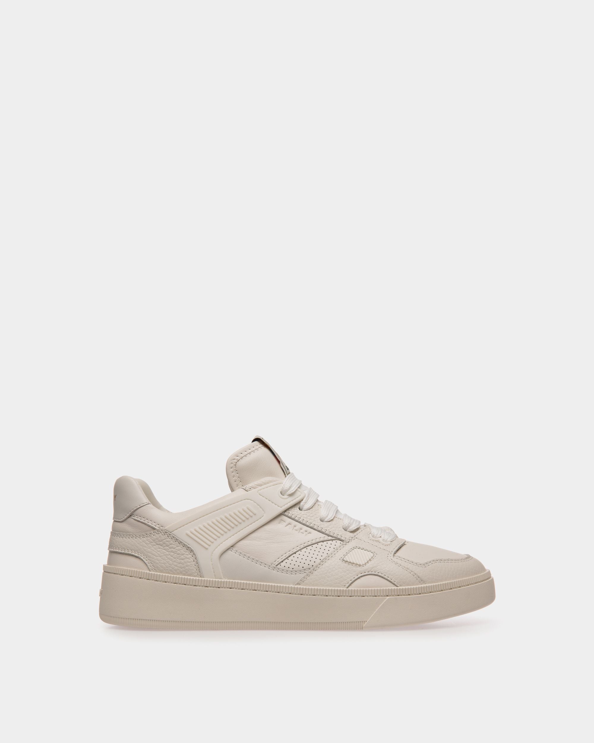 Zapatilla Raise De Piel Blanca - Hombre - Bally - 01