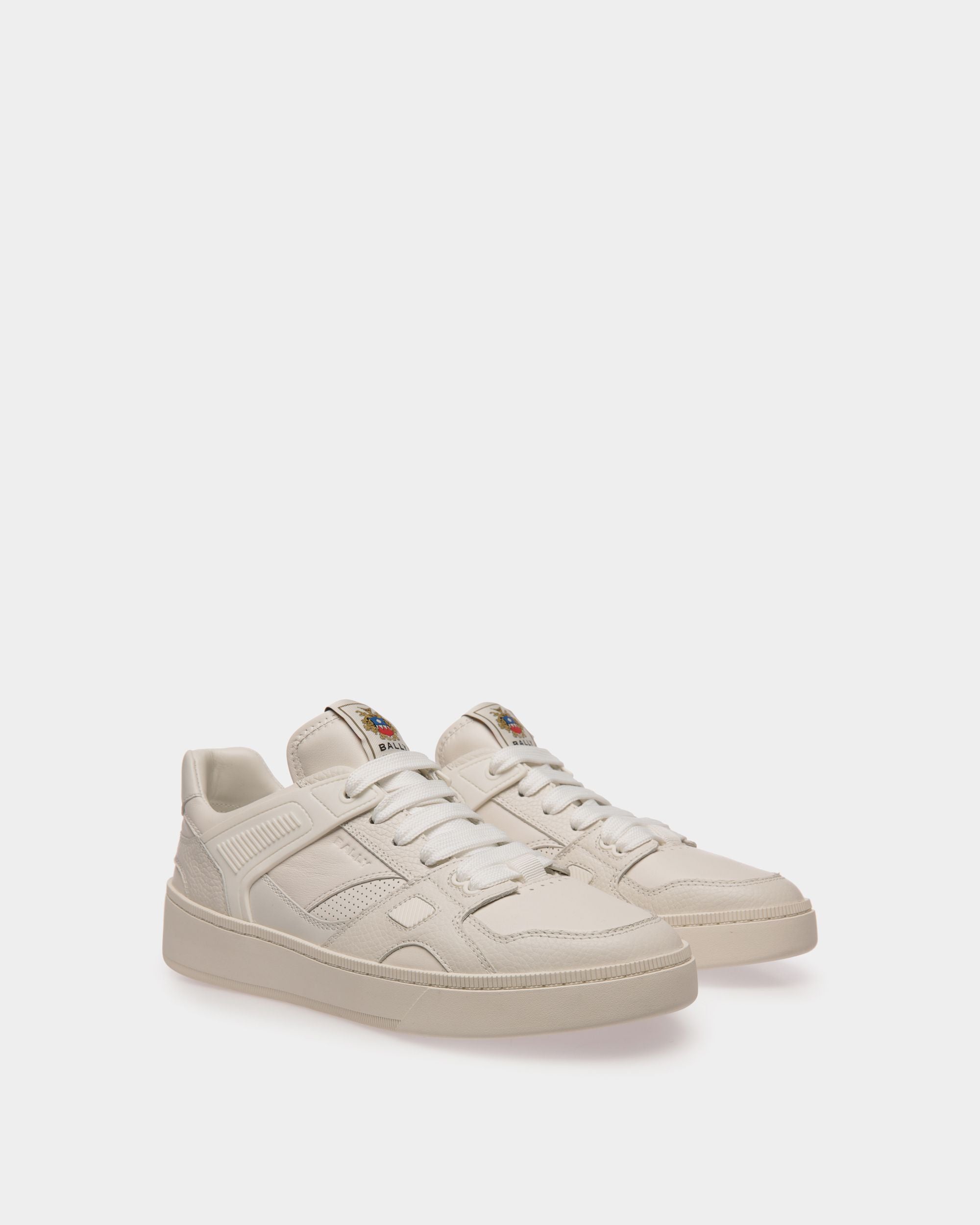 Zapatilla Raise De Piel Blanca - Hombre - Bally - 02