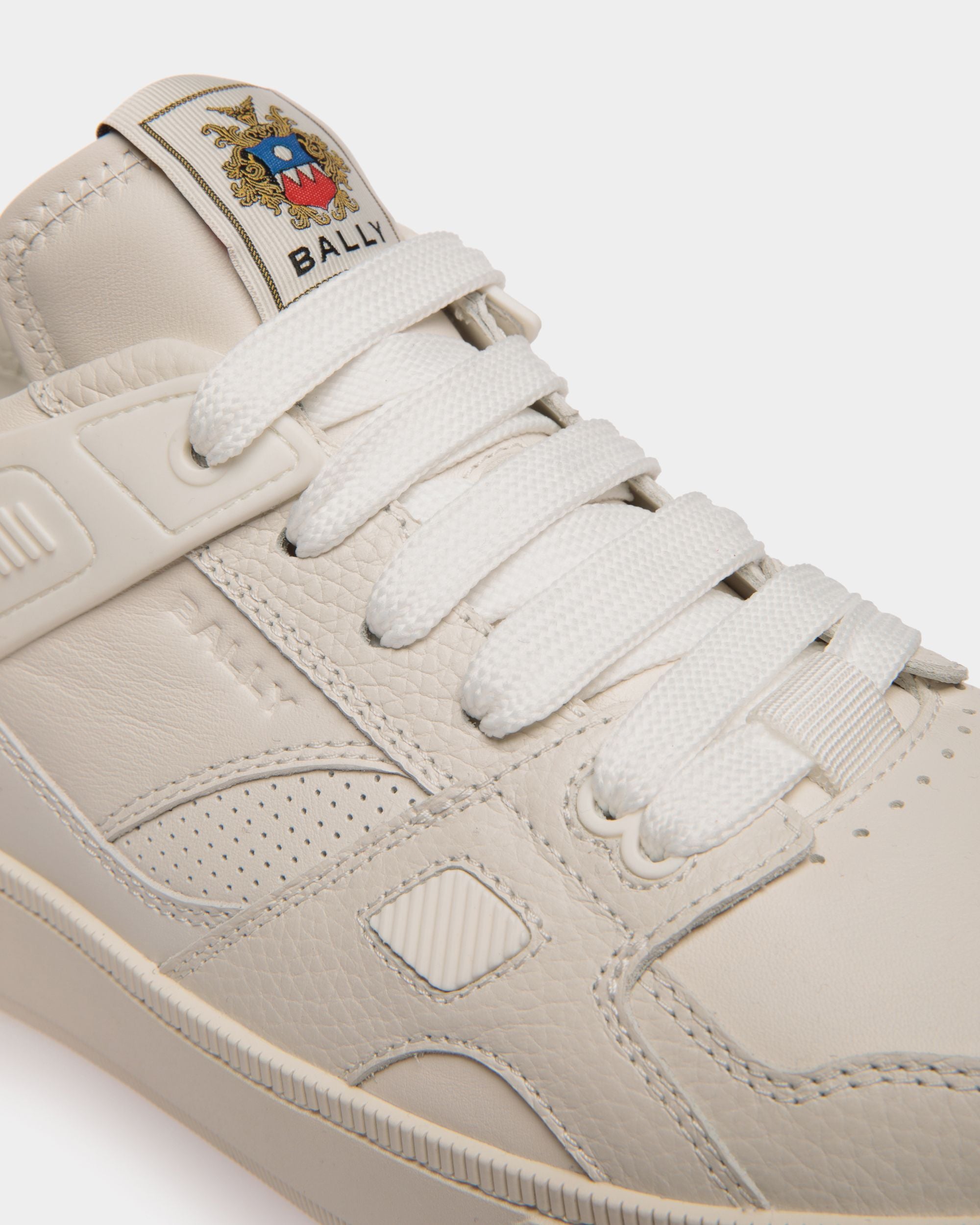 Zapatilla Raise De Piel Blanca - Hombre - Bally - 05