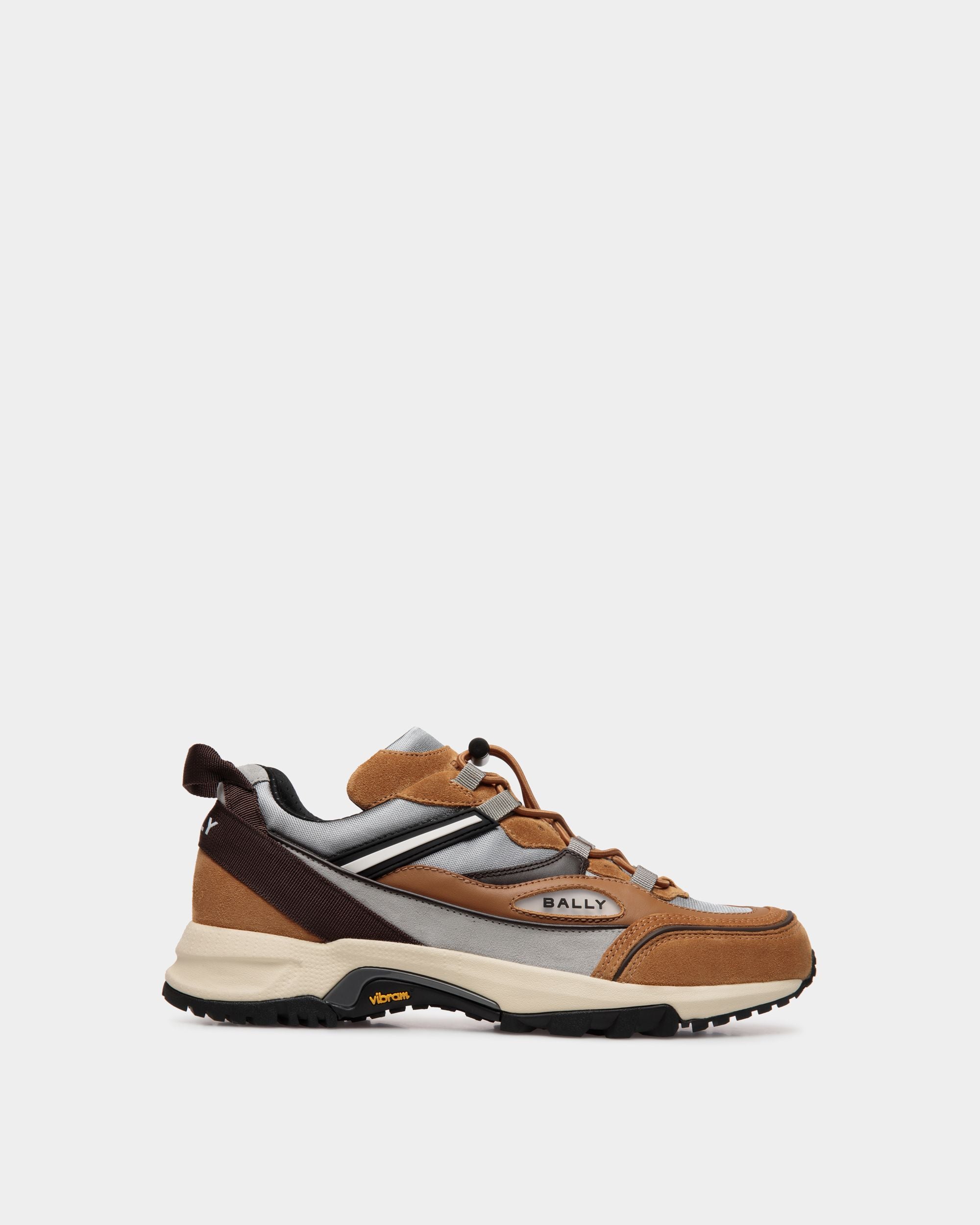 Faster Sneaker In Multicolor Leather and Nylon - Men's - Bally - 01
