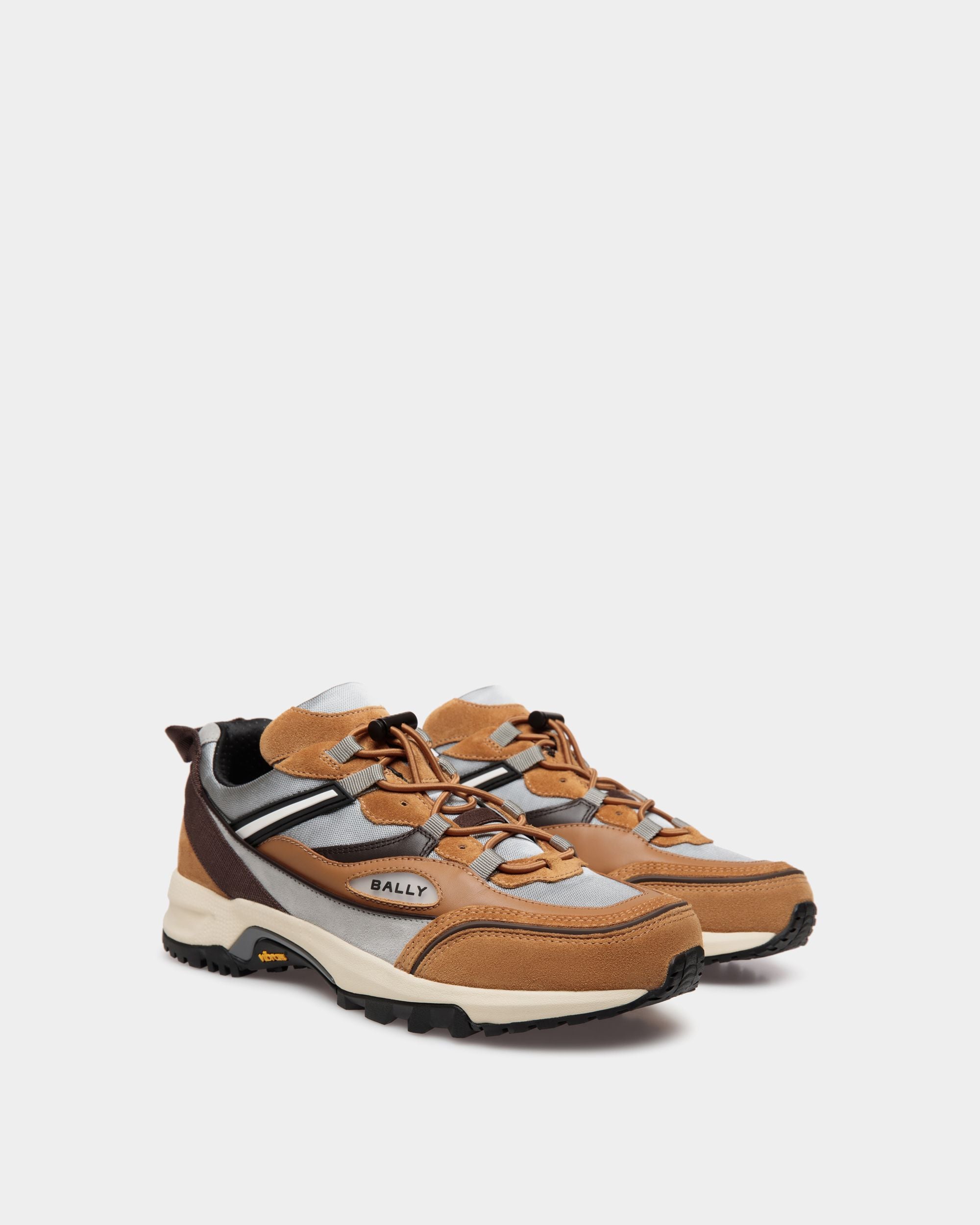Faster Sneaker In Multicolor Leather and Nylon - Men's - Bally - 03