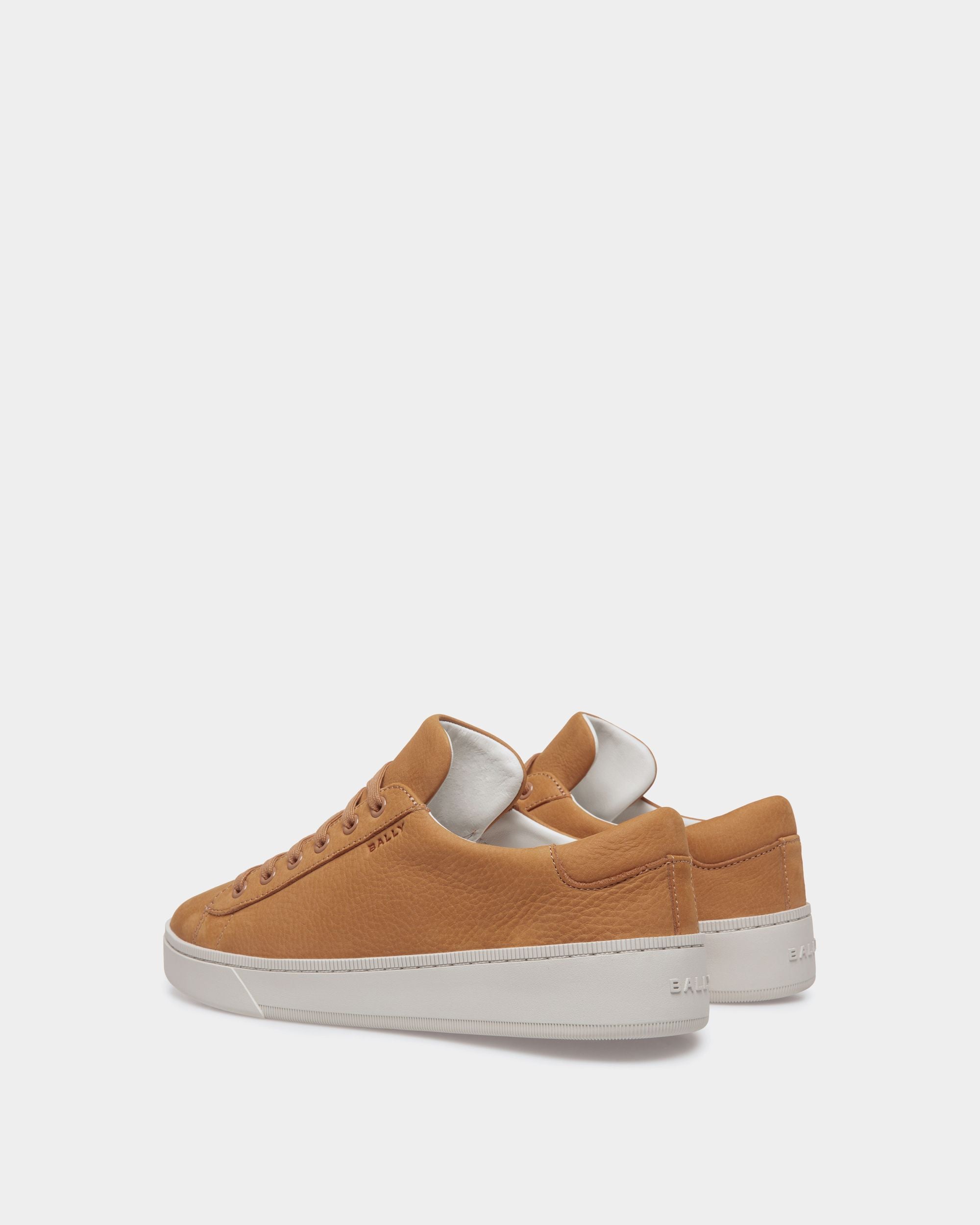 Raise Sneaker in Brown Nubuck Leather - Men's - Bally - 03
